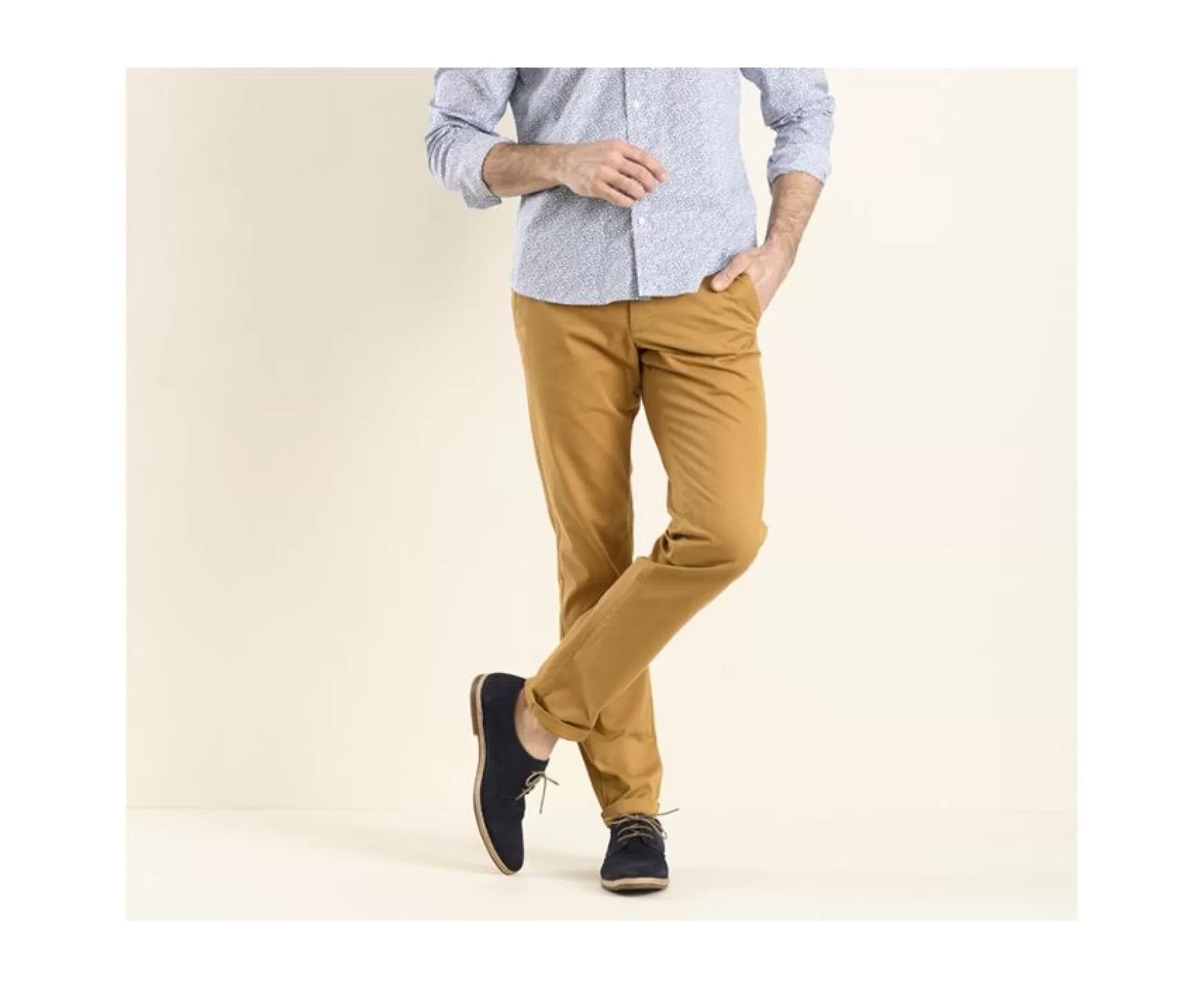 Bexley Adjusted Fit | Men'S Chinos Kyrk Tobacco