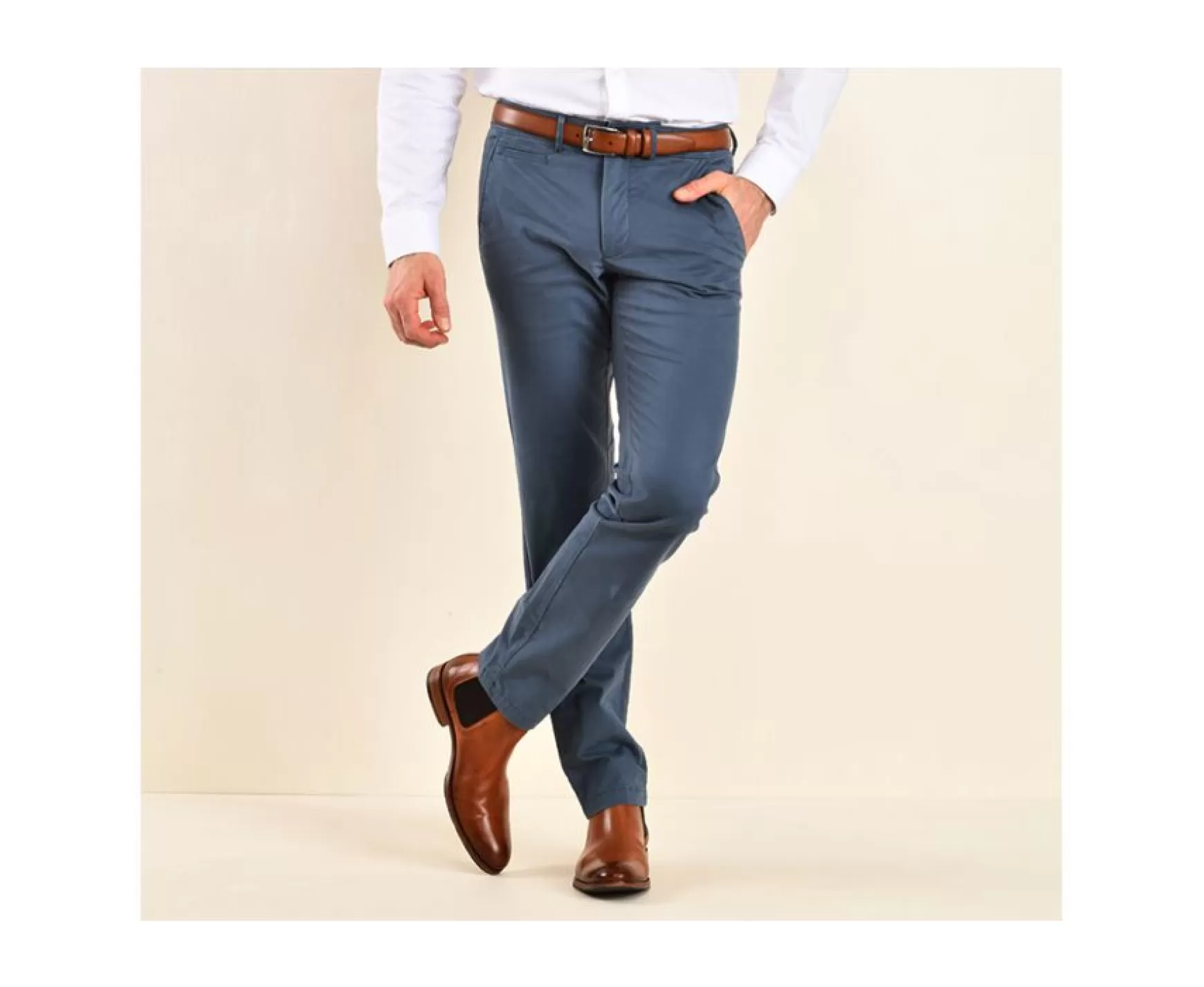 Bexley Adjusted Fit | Men'S Chinos Kyrk Nordic Blue