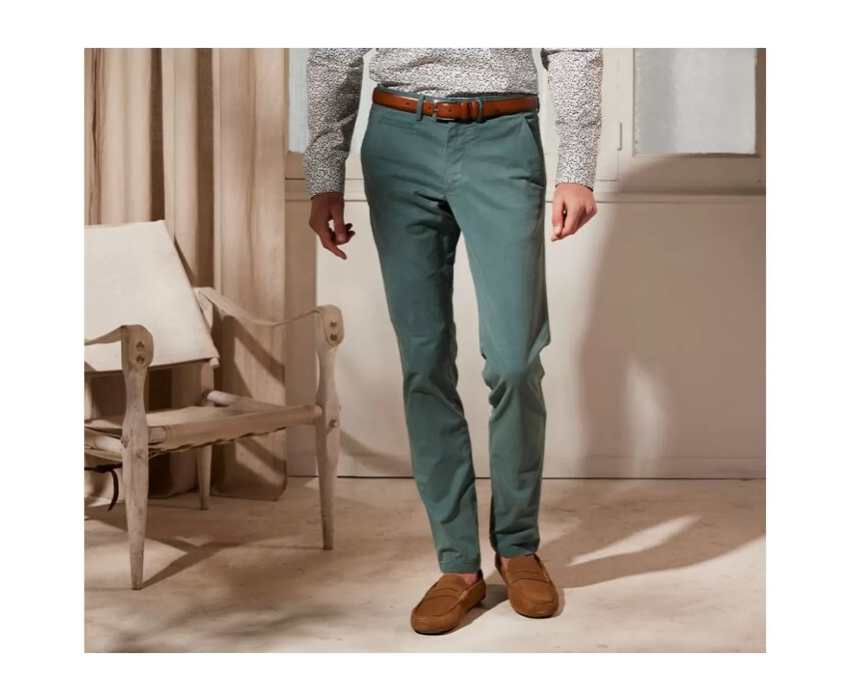 Bexley Adjusted Fit | Men'S Chinos Kyrk Pine Green