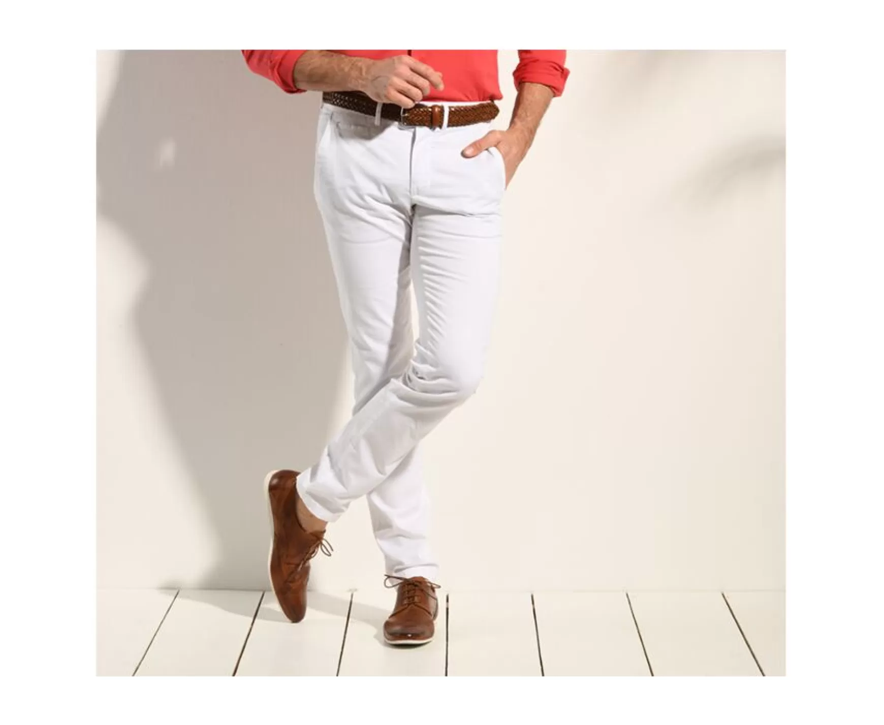 Bexley Adjusted Fit | Men'S Chinos Kyrk White