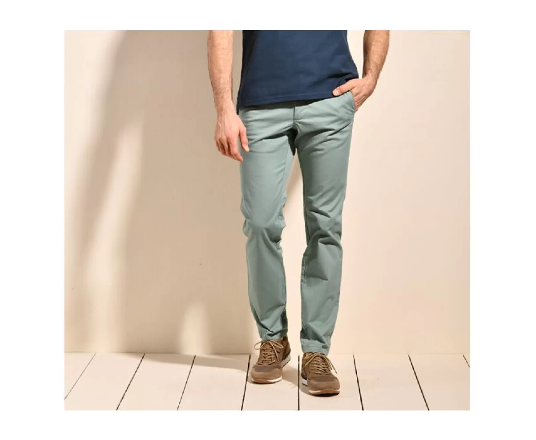 Bexley Adjusted Fit | Men'S Chinos Kyrk Frosty Green