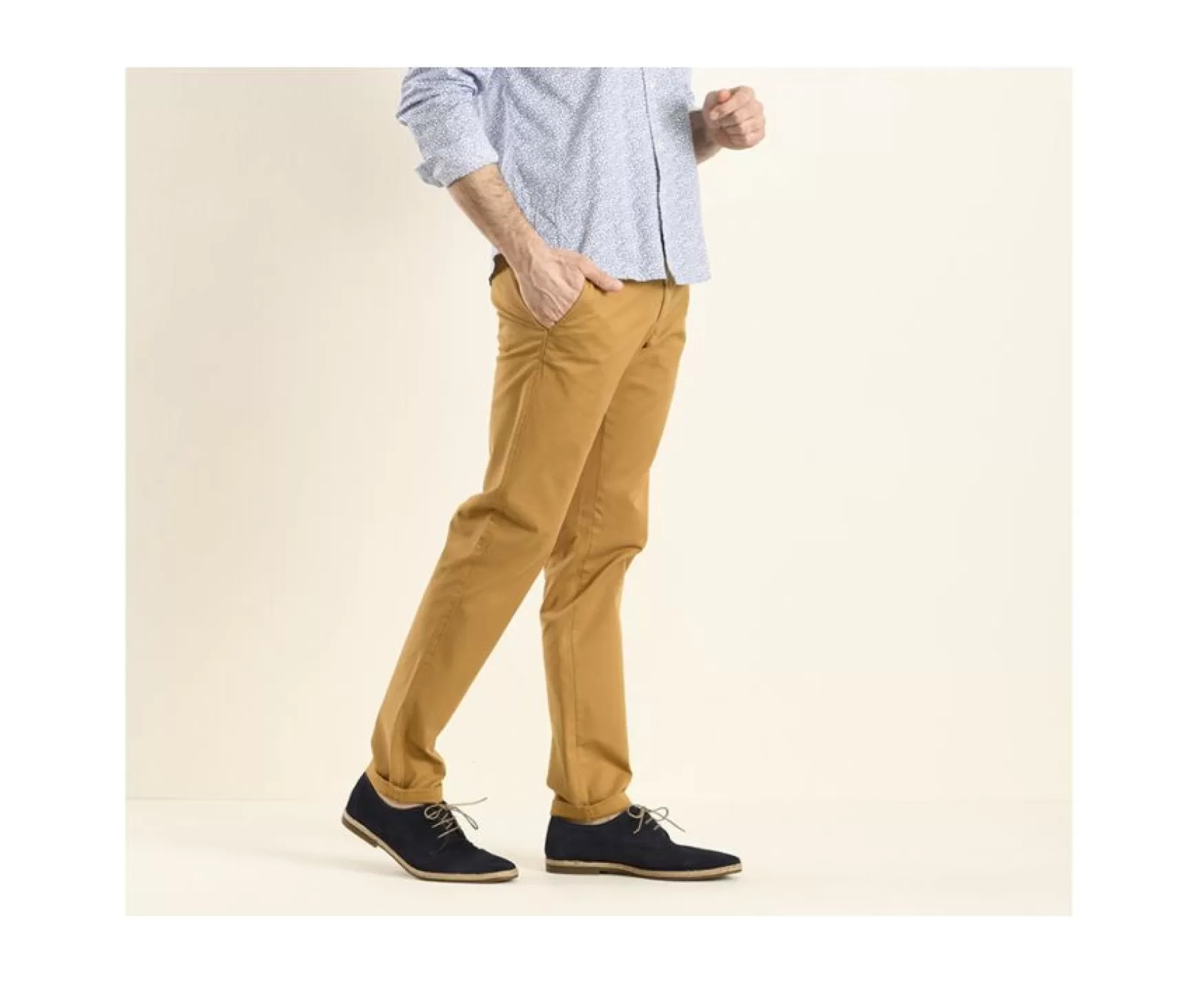 Bexley Adjusted Fit | Men'S Chinos Kyrk Tobacco