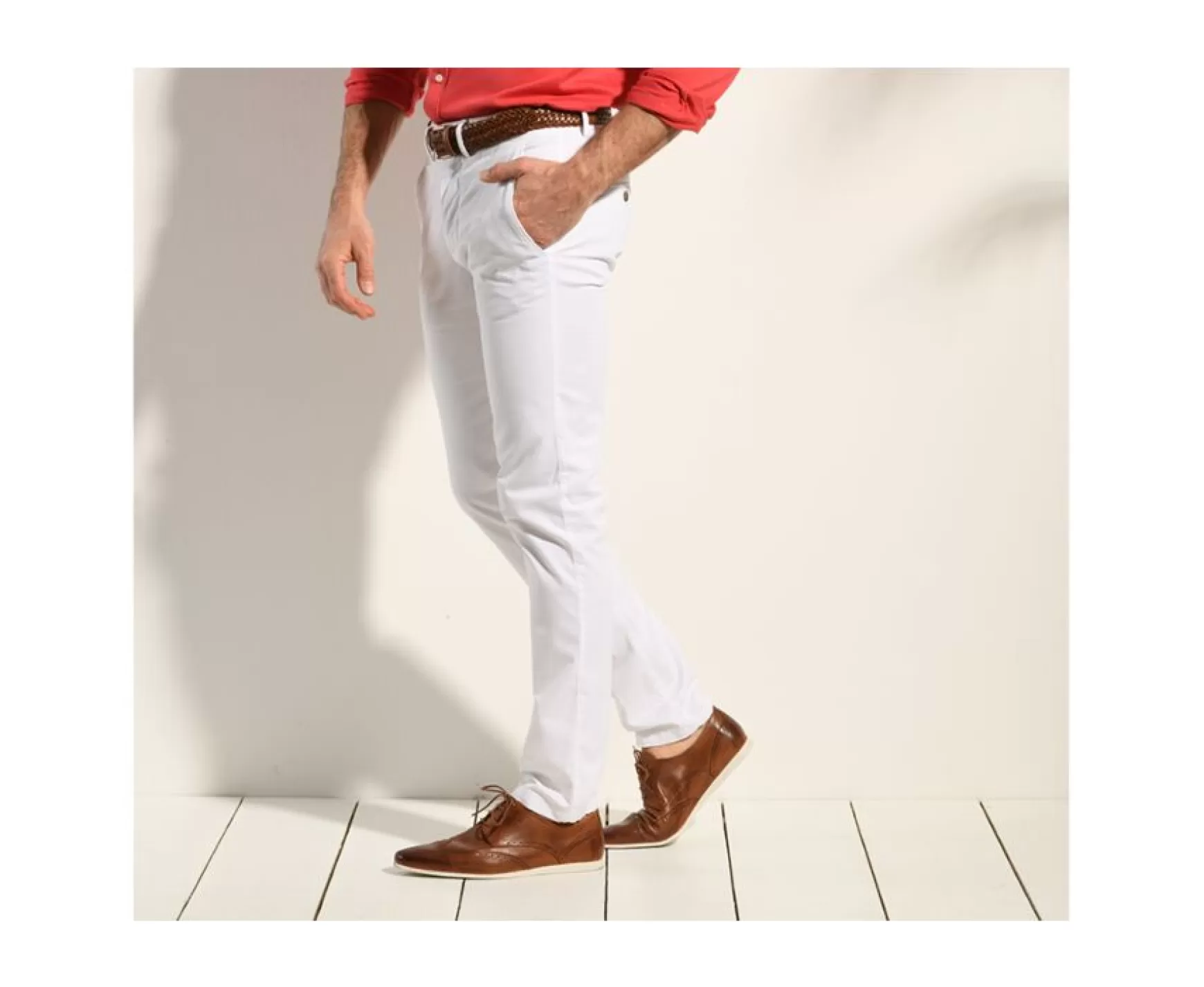 Bexley Adjusted Fit | Men'S Chinos Kyrk White