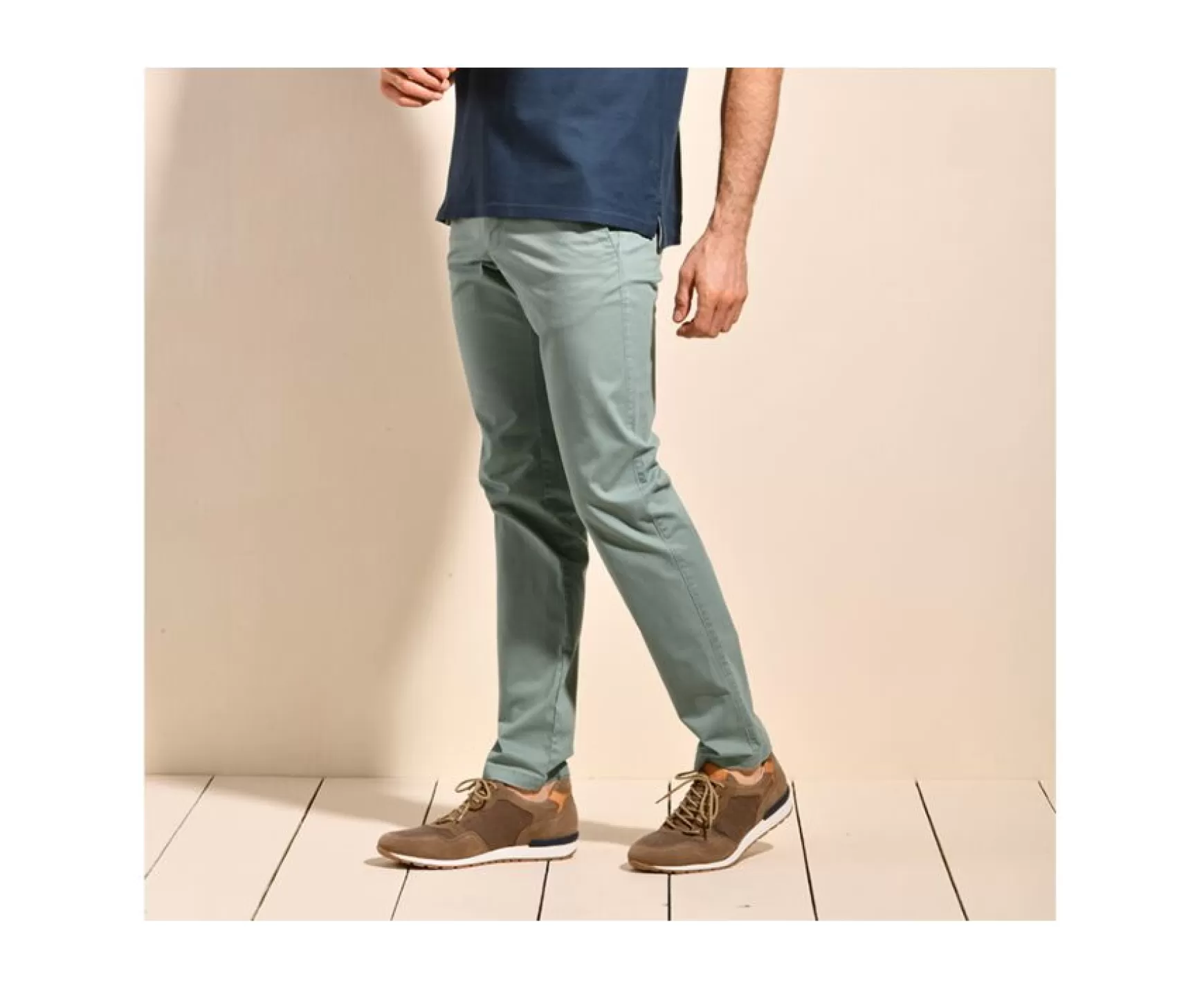 Bexley Adjusted Fit | Men'S Chinos Kyrk Frosty Green