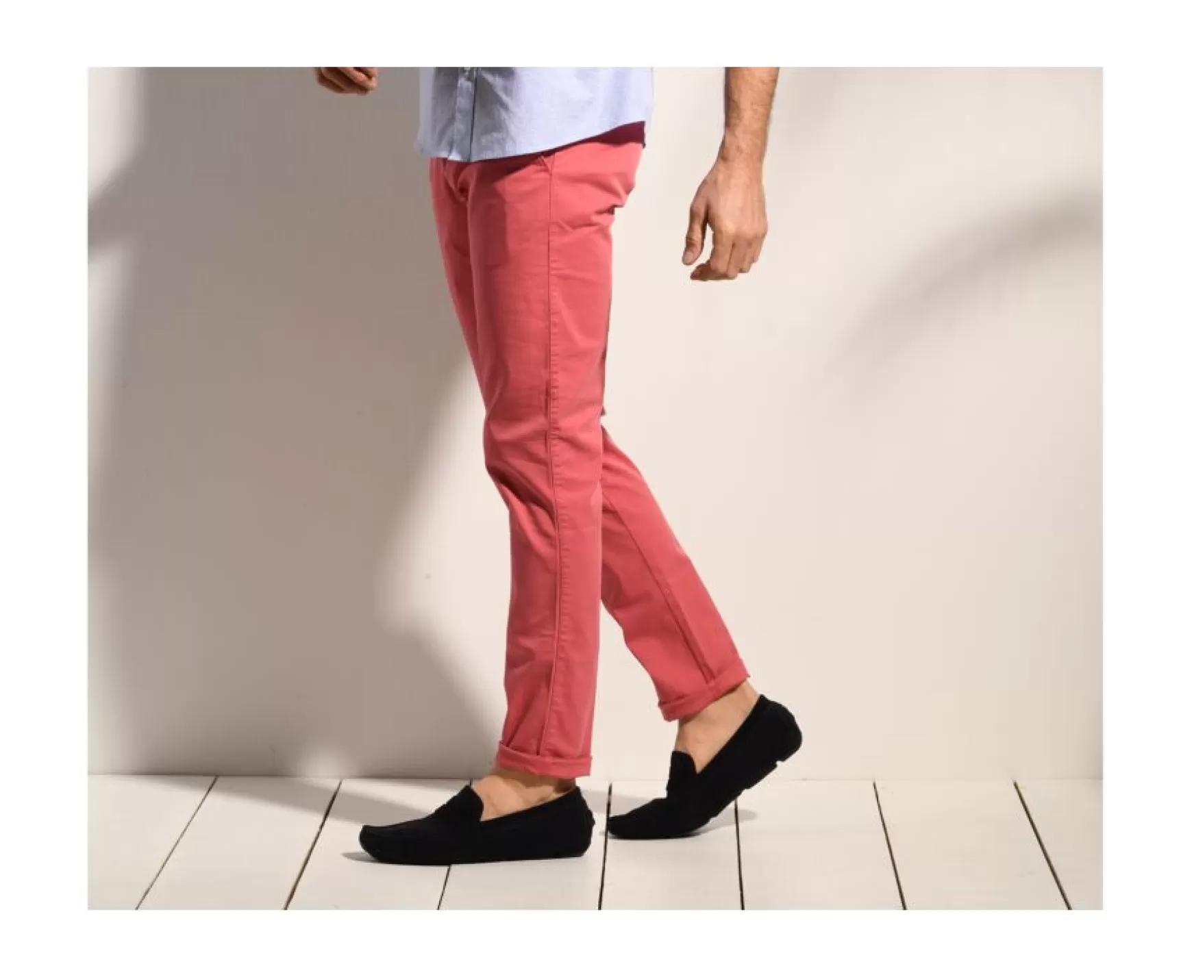 Bexley Adjusted Fit | Men'S Chinos Kyrk Raspberry