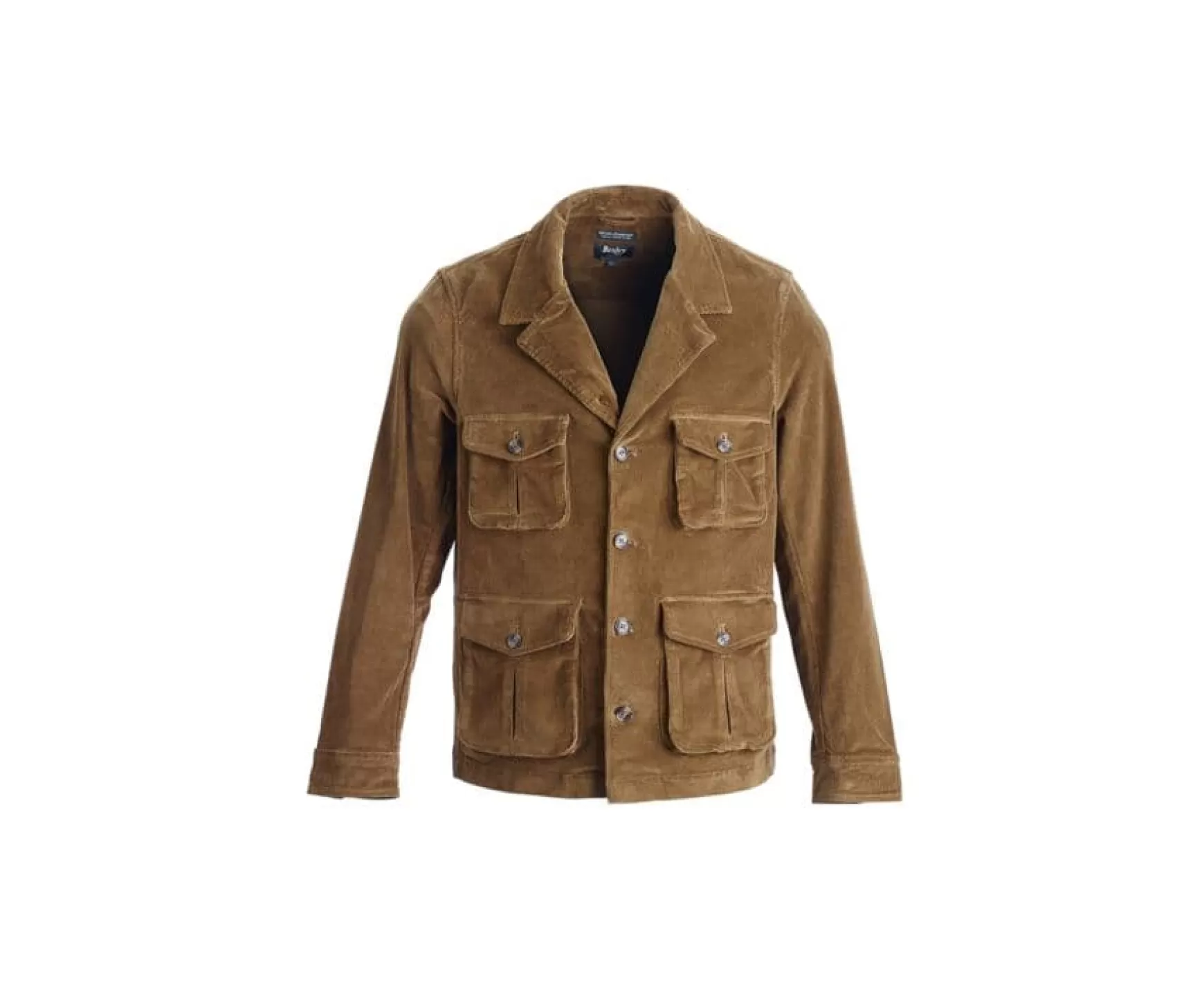 Bexley | Men'S Corduroy Safari Jacket - Florencien | Dark Camel