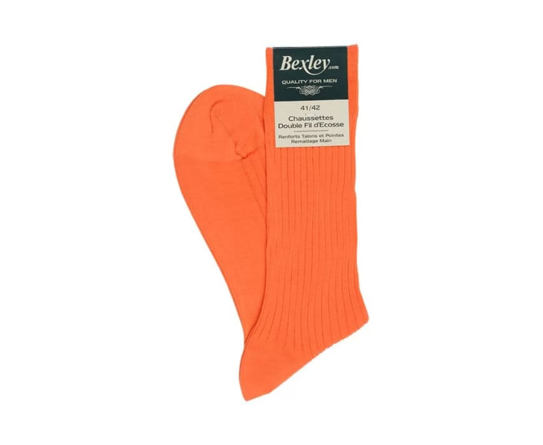 Bexley | Men'S Cotton Dress Socks Orange