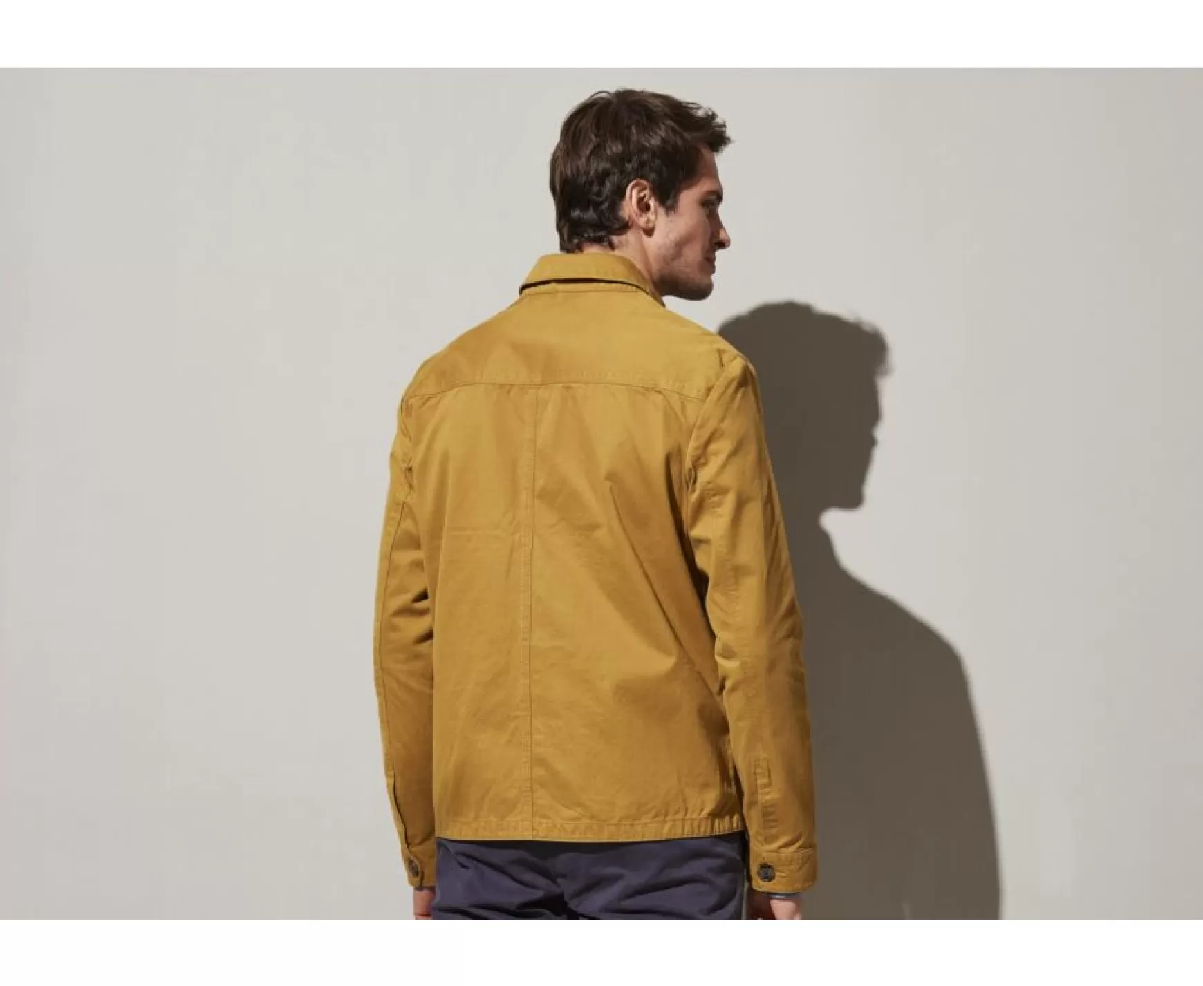 Bexley | Men'S Cotton Jacket Felicien Caramel