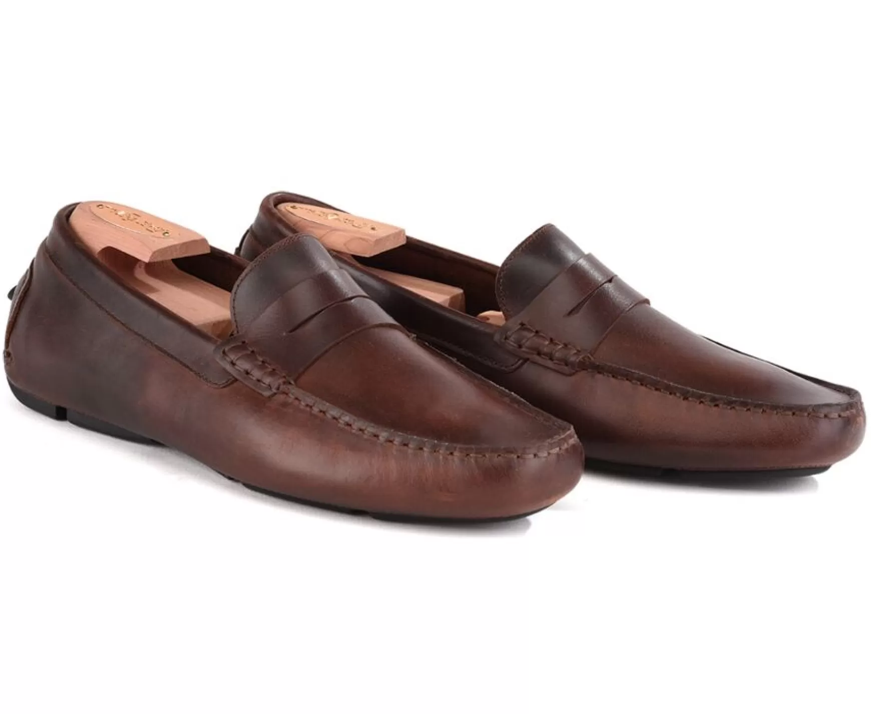 Bexley Moccasins | Men'S Driving Moccasins Seacrest Ii Chocolate