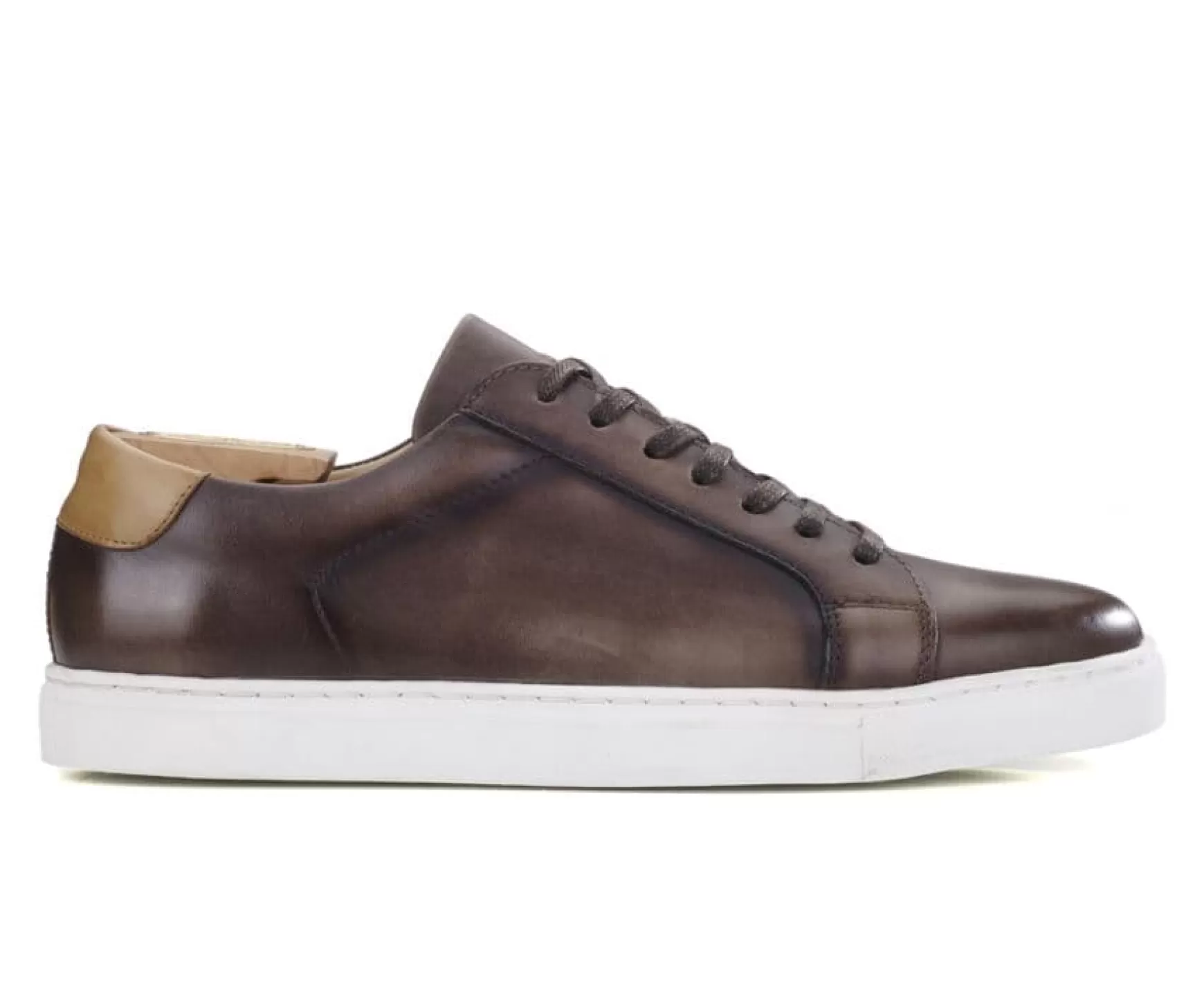 Bexley Trainers & Sneakers | Men'S Leather Trainers Inglewood Patina Chocolate