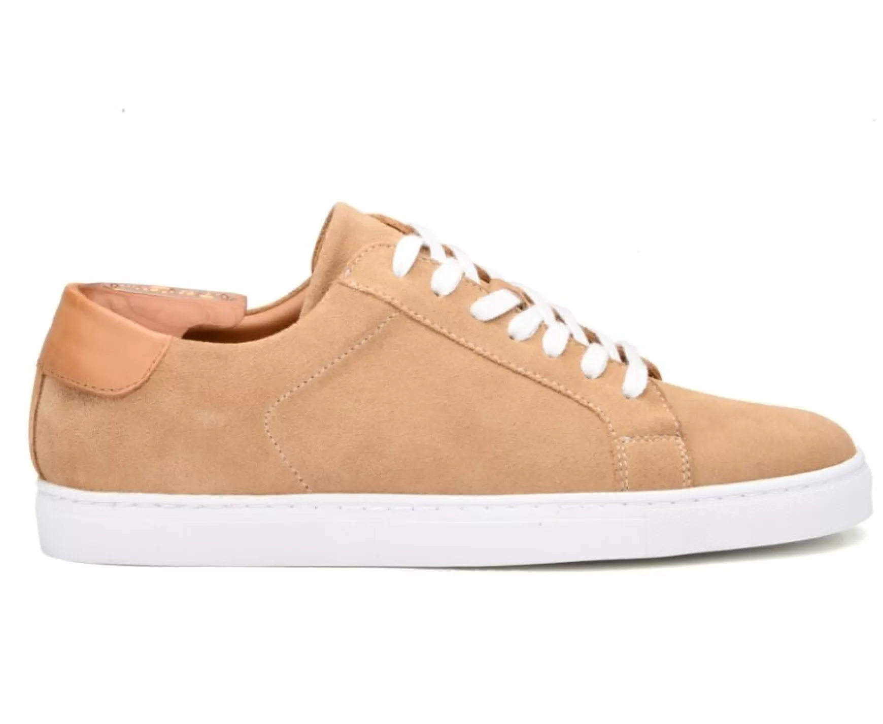 Bexley Trainers & Sneakers | Men'S Leather Trainers Inglewood Dark Beige Suede