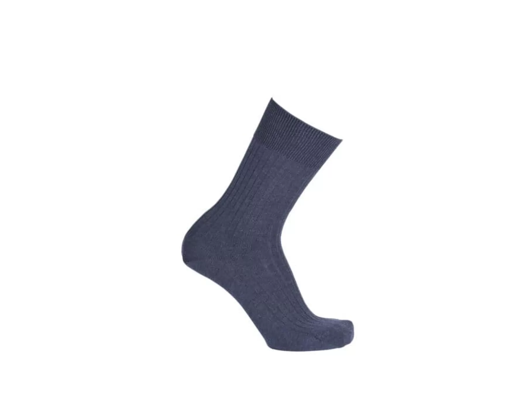 Bexley | Men'S Mercerised Cotton Socks Blue Melange