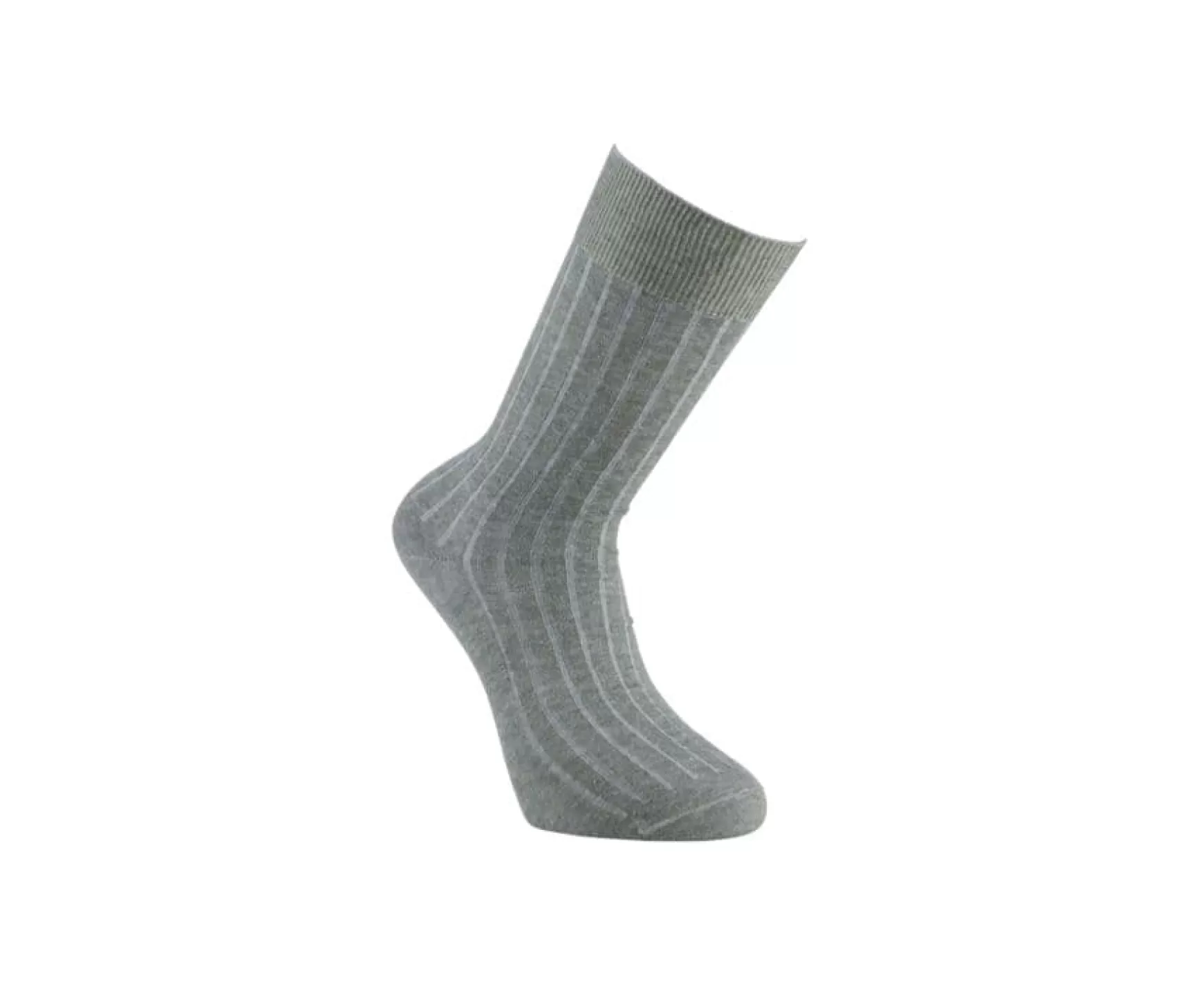 Bexley | Men'S Middle Cotton Linen Socks Sage Green