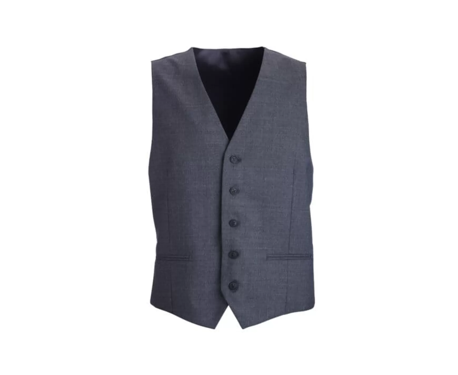 Bexley | Men'S Middle Grey Suit Waistcoat Lazare Grey Means