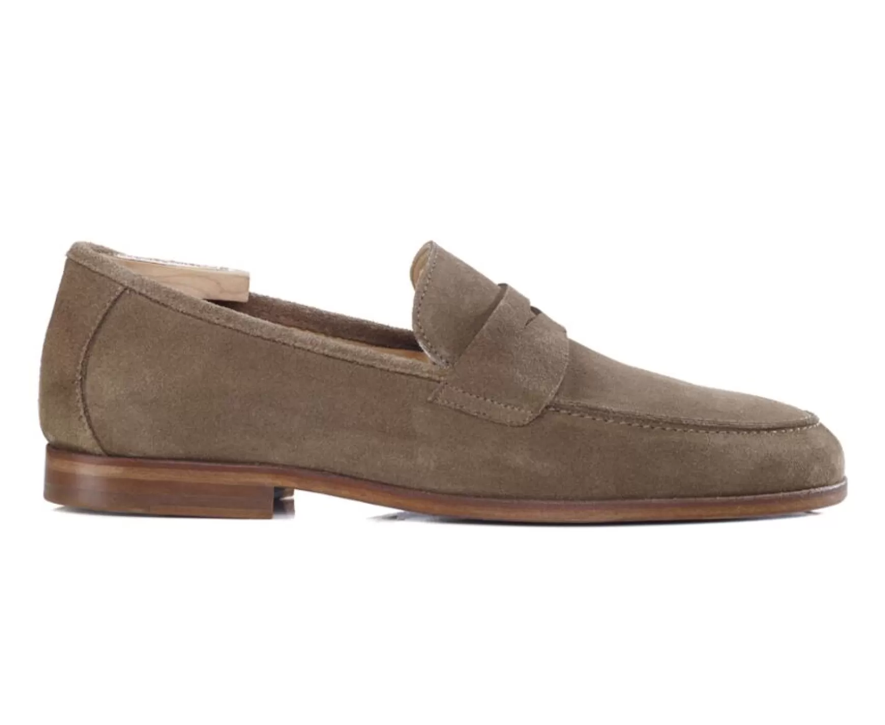 Bexley Loafers | Men'S Penny Loafers Dervio Light Taupe Suede