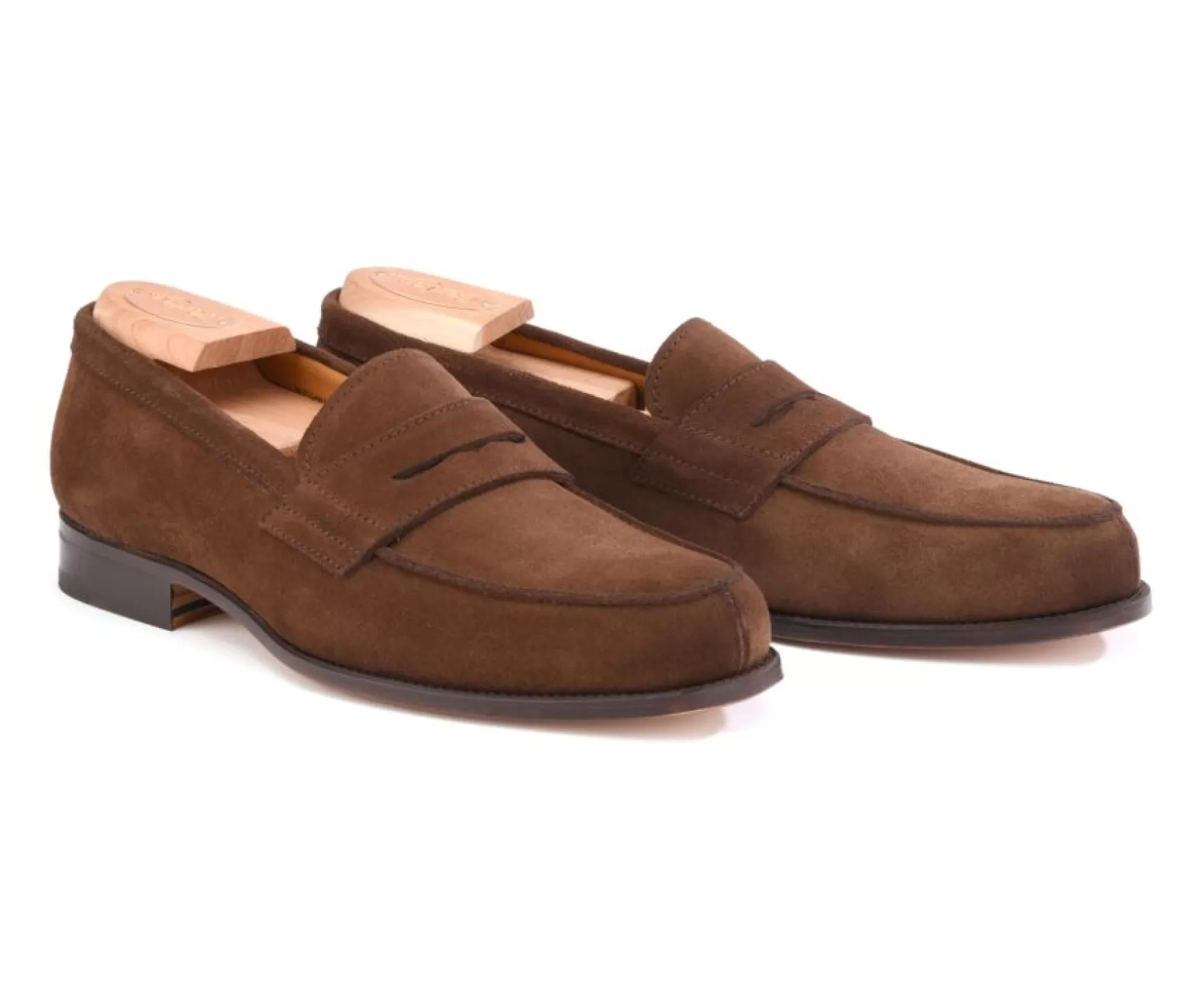 Bexley Loafers | Men'S Penny Loafers Wembley Classic Havana Suede