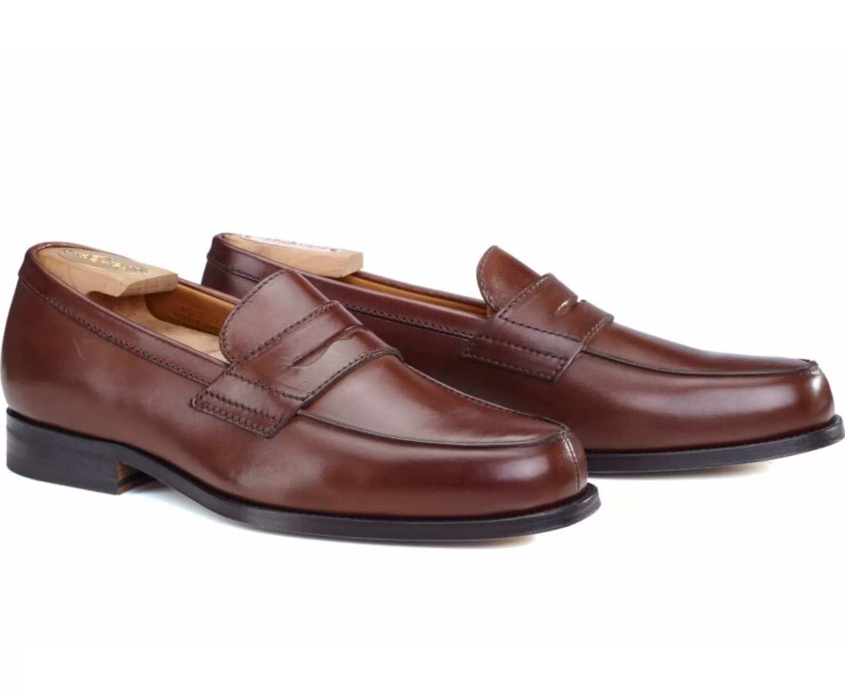 Bexley Loafers | Men'S Penny Loafers Wembley Classic Chestnut