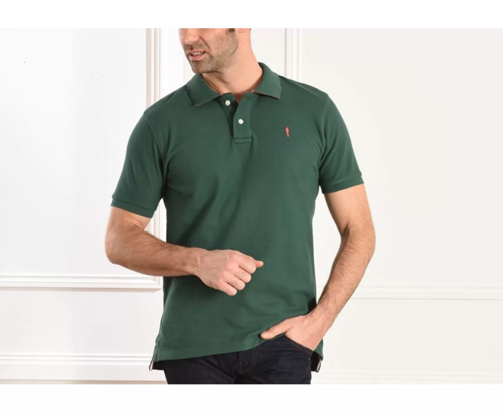 Bexley Adjusted Fit | Men'S Polo Shirt Andy Ii Dark Green