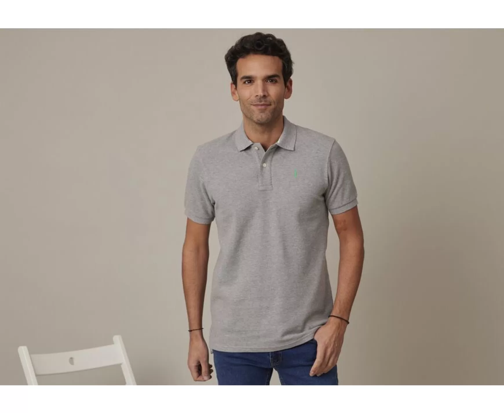 Bexley Adjusted Fit | Men'S Polo Shirt Andy Ii Grey Melange