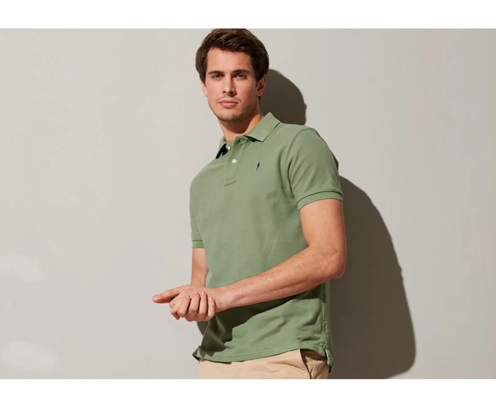 Bexley Adjusted Fit | Men'S Polo Shirt Andy Ii Sage Green