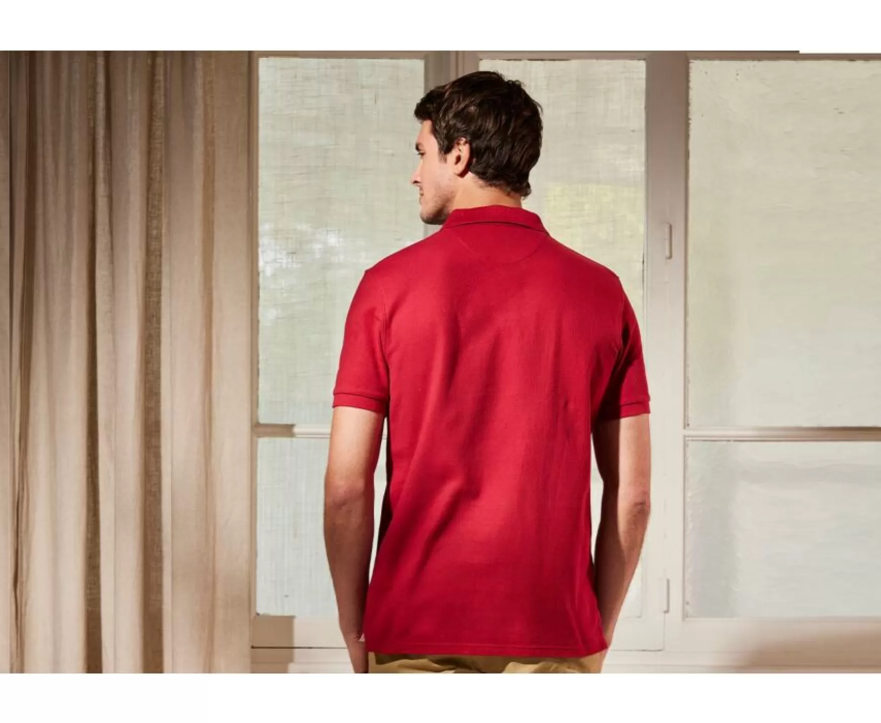 Bexley Adjusted Fit | Men'S Polo Shirt Andy Ii Dark Red