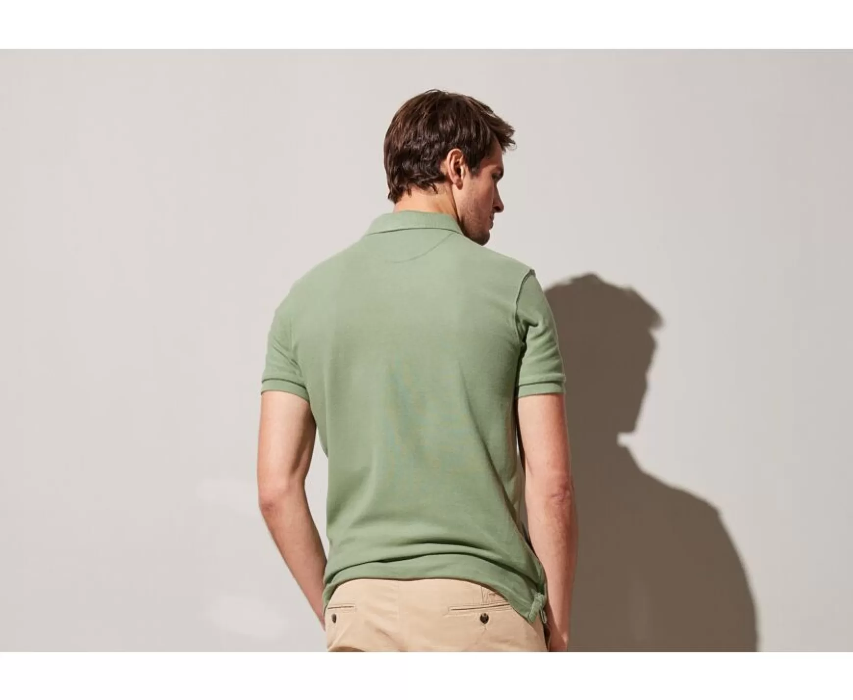 Bexley Adjusted Fit | Men'S Polo Shirt Andy Ii Sage Green