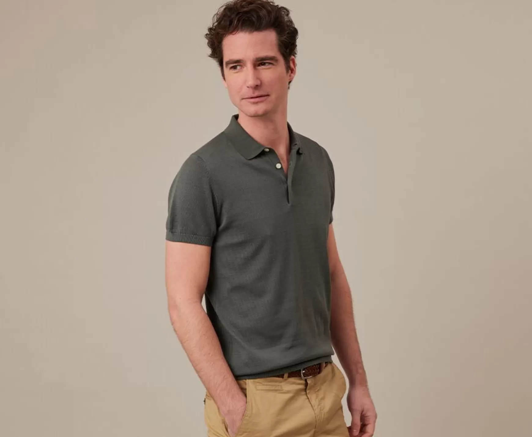 Bexley Adjusted Fit | Men'S Polo Shirt Braiden Dark Green