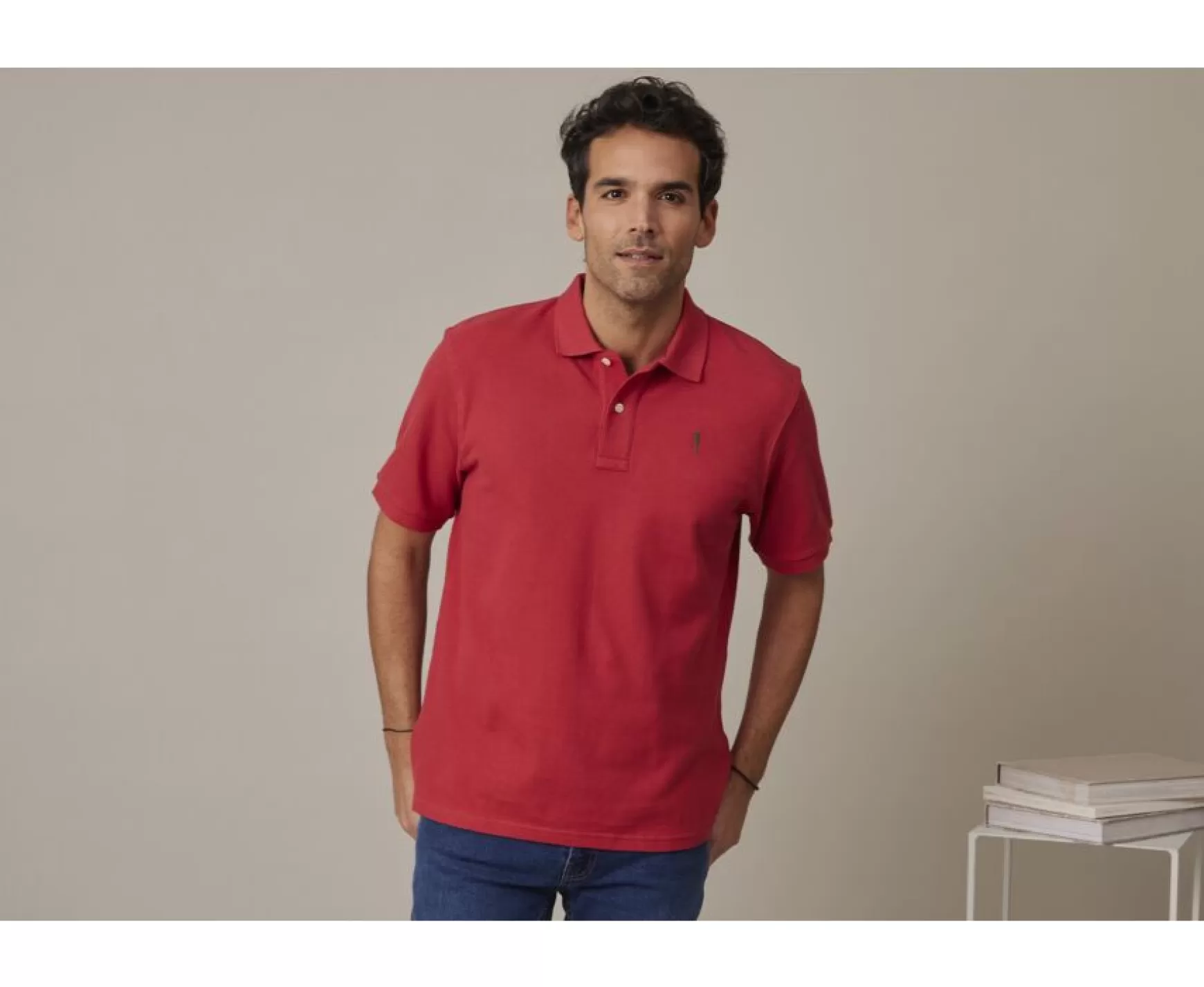 Bexley Comfort Fit | Men'S Polo Shirt Gareth Deep Red