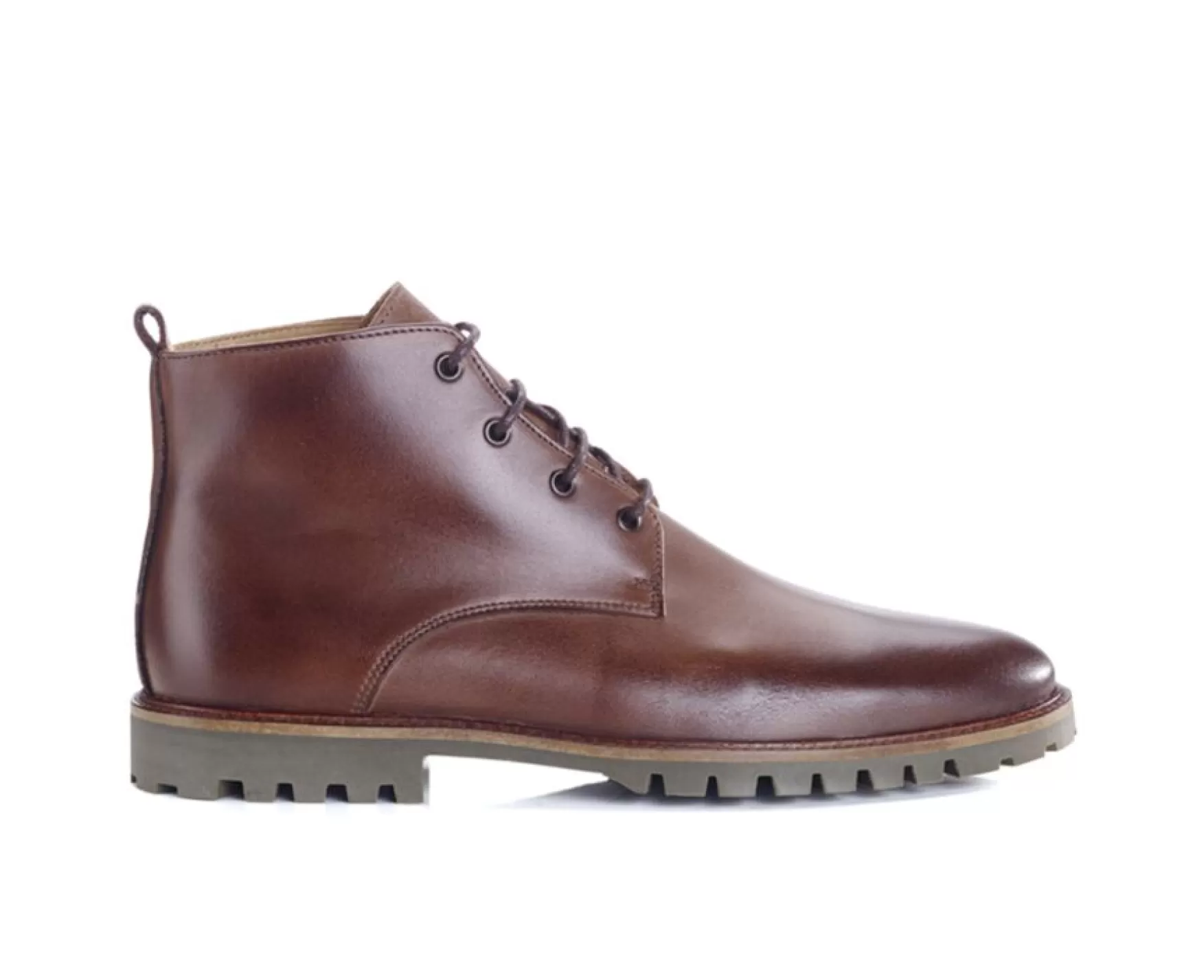 Bexley Boots Shoes | Men'S Rubber Outsole Boots Chocolate Patina - Canfield Gomme | Patina Chocolate