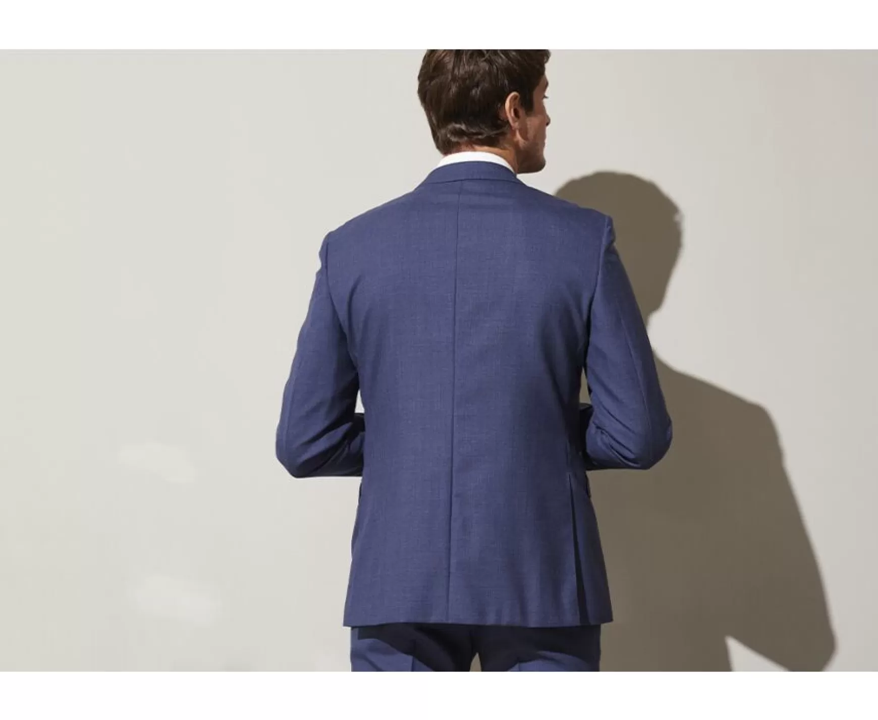 Bexley | Men'S Suit Jacket Lazare Blue Melange