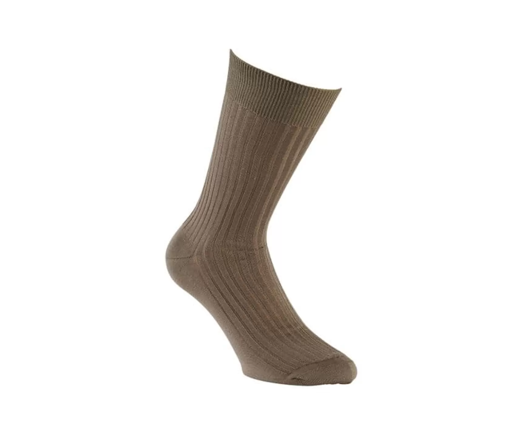 Bexley | Men'S Taupe Cotton Dress Socks Light Taupe