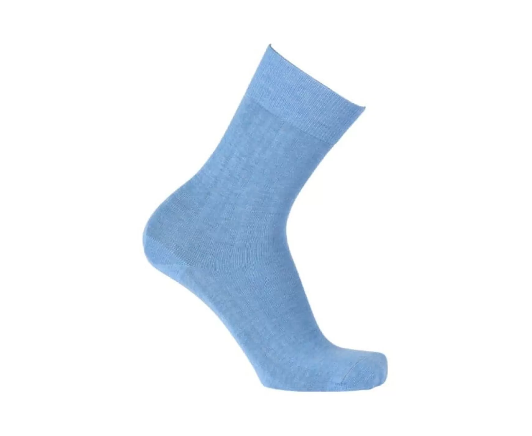 Bexley | Men'S Thin Cotton Socks Blue Melange