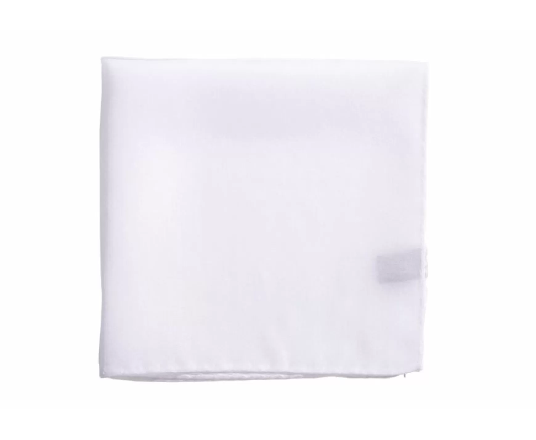 Bexley | Mulberry Silk Pocket Square White