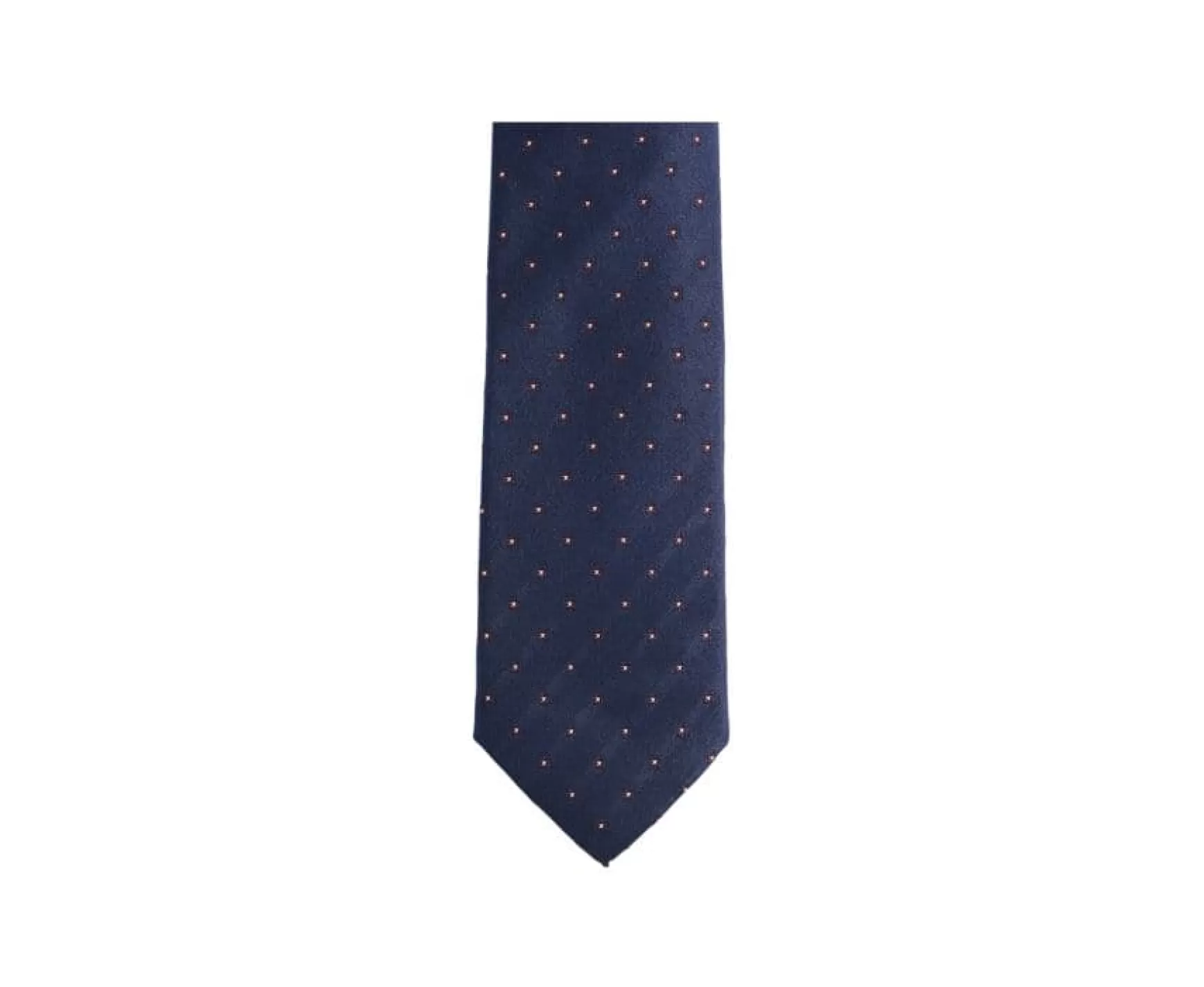 Bexley | Navy & Burgundy Micro Flower Mulberry Silk Tie | Navy And Bordeaux