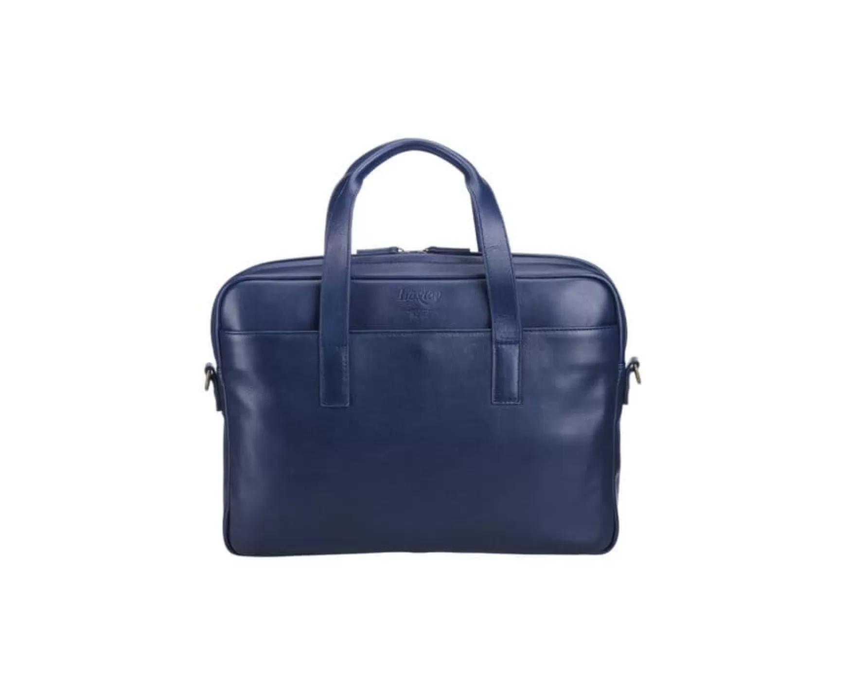 Bexley | Navy Men'S Leather Briefcase - Harwinton | Navy Leather