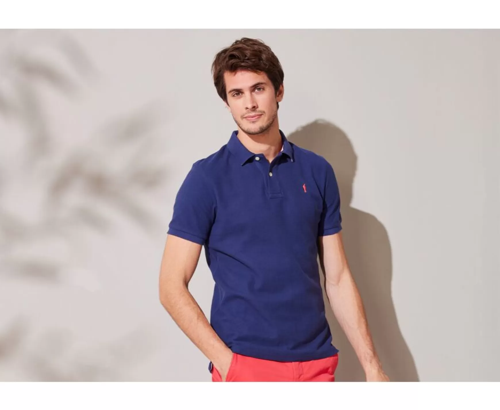 Bexley Adjusted Fit | Navy Men'S Polo Shirt Andy Ii Navy Blue