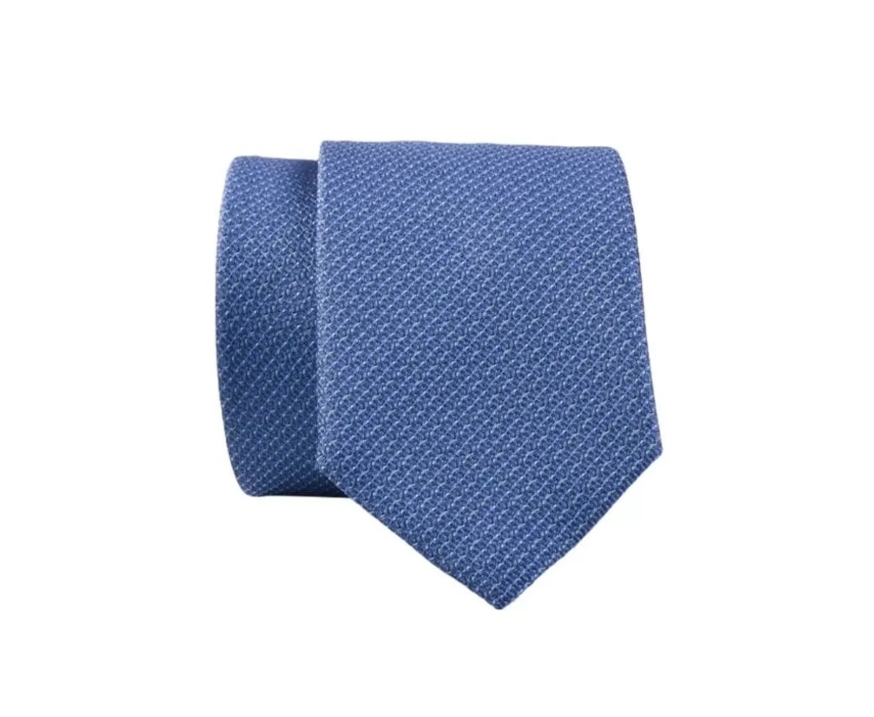 Bexley | Ocean Bleu & White Faux Plain Silk Tie Blue Ocean