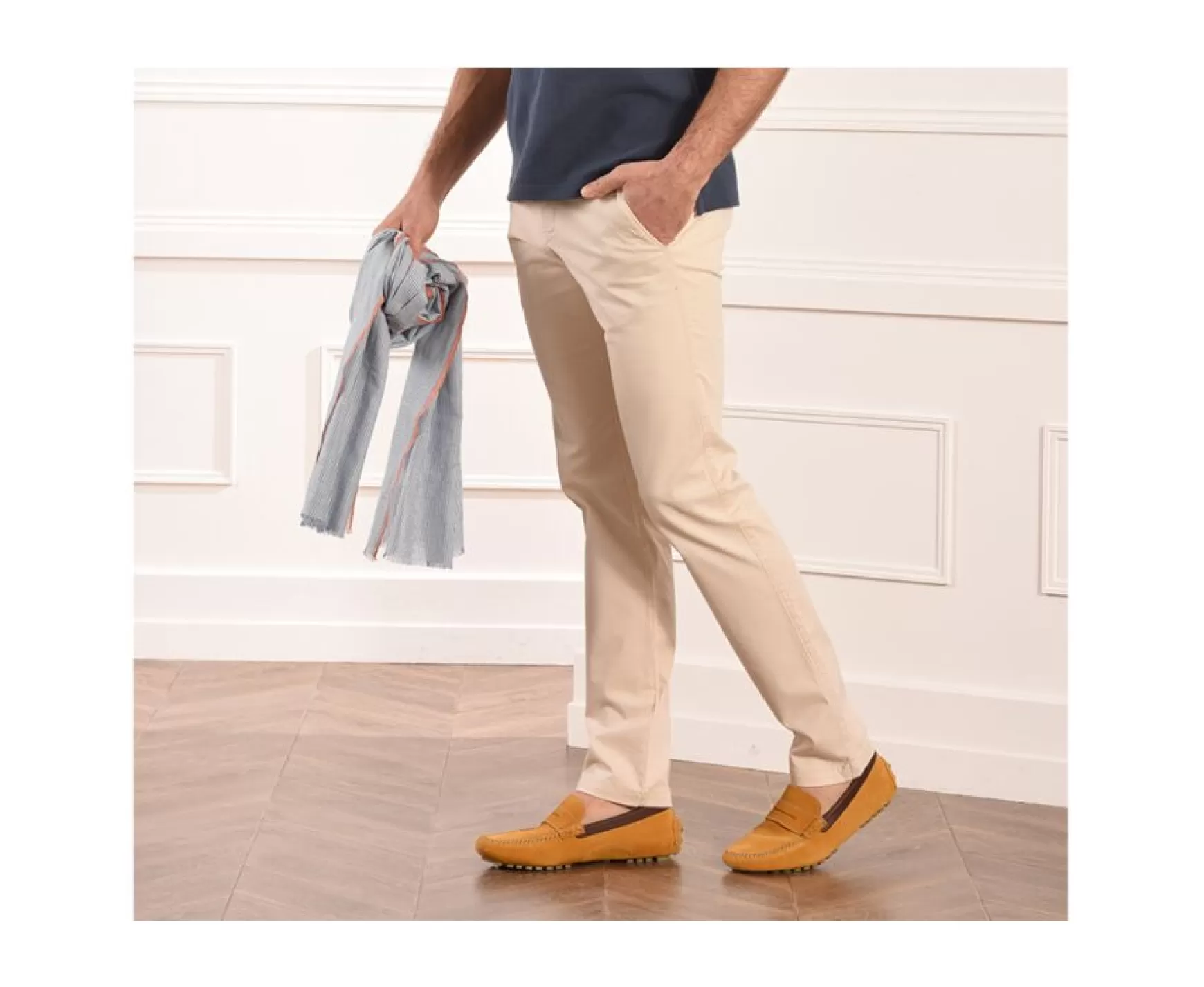 Bexley Adjusted Fit | Off White Men'S Chinos - Kyrk Unbleached