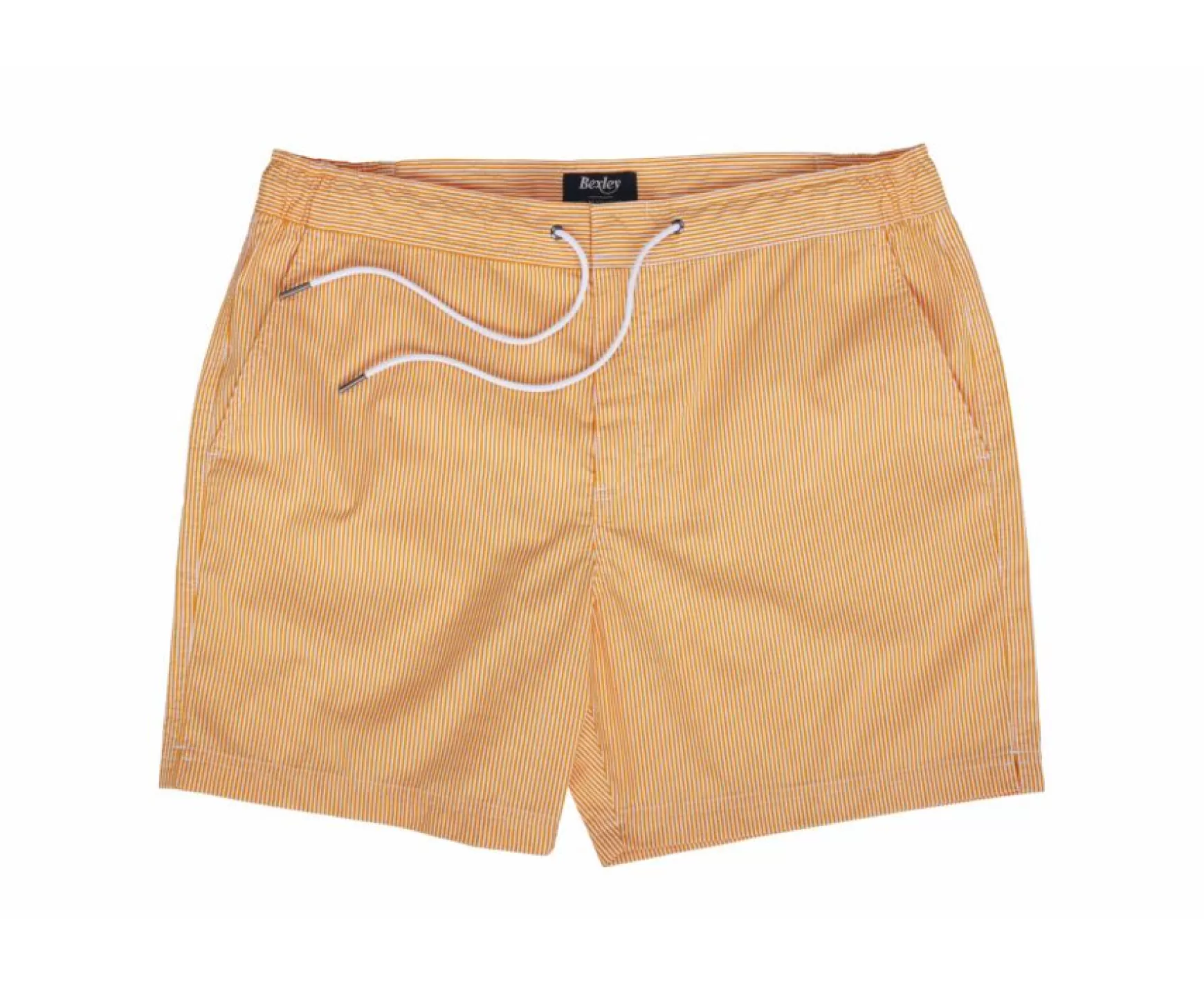 Bexley | Orange Stripes Men'S Swim Short Brentan Raye Orange