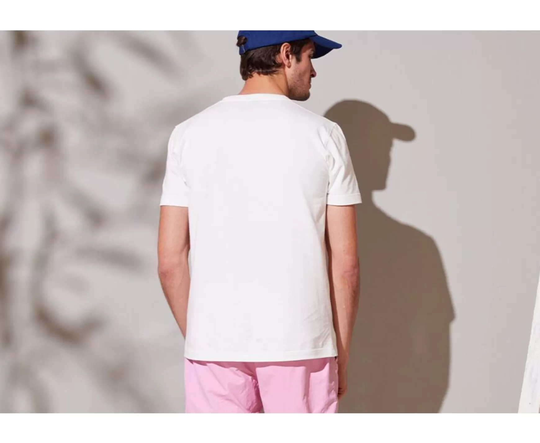 Bexley | Organic Cotton Plain T-Shirt Edgar Iii White