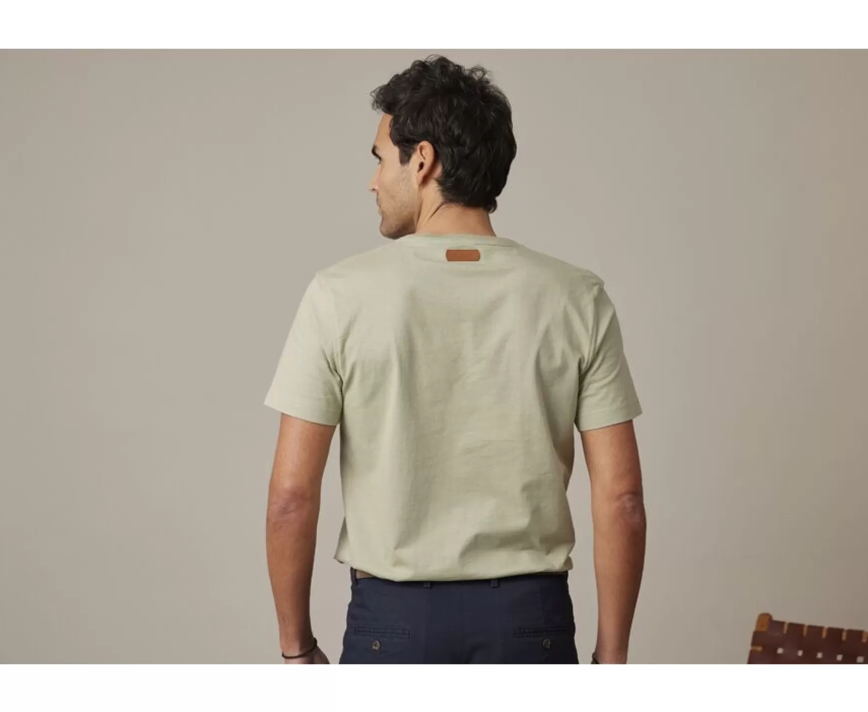 Bexley | Organic Cotton Plain T-Shirt Edgar Iii Lime Green