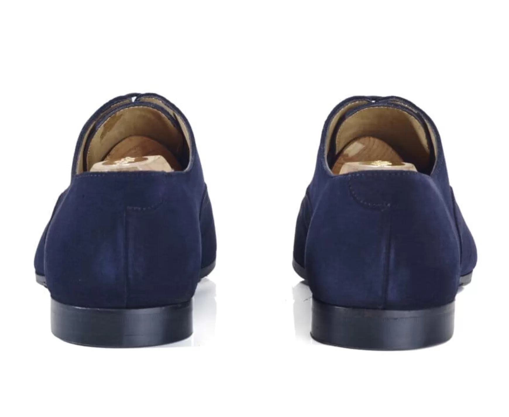 Bexley Oxford Shoes | Oxford Shoes - Leather Outsole & Rubber Pad Stresa Patin Navy Suede