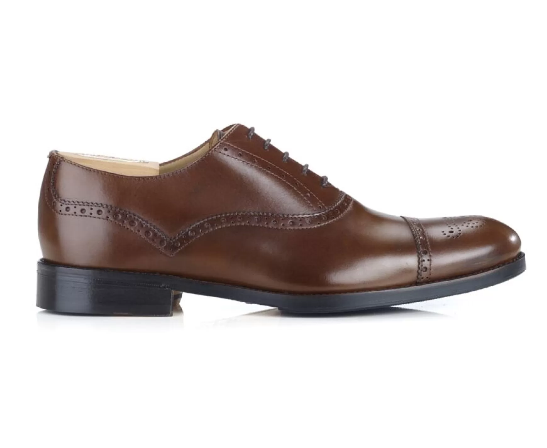 Bexley Oxford Shoes | Oxford Shoes - Rubber Pad Hilcott Patin Patina Chestnut