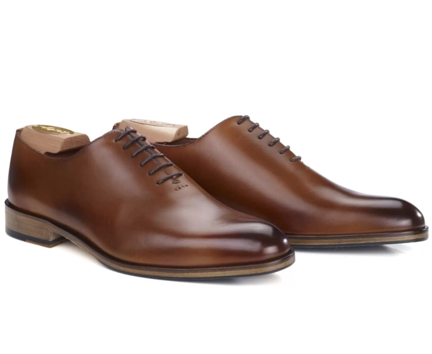 Bexley Oxford Shoes | Oxford Shoes - Rubber Pad Peter Patin Patina Gold