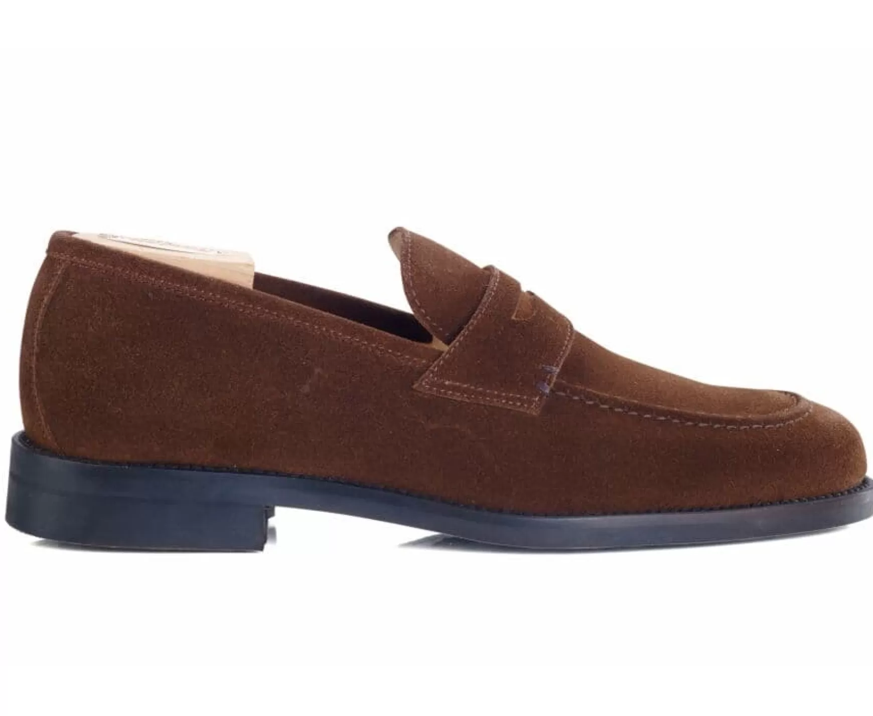 Bexley Comfort Shoes | Penny Loafers Wemic Gomme City Havana Suede