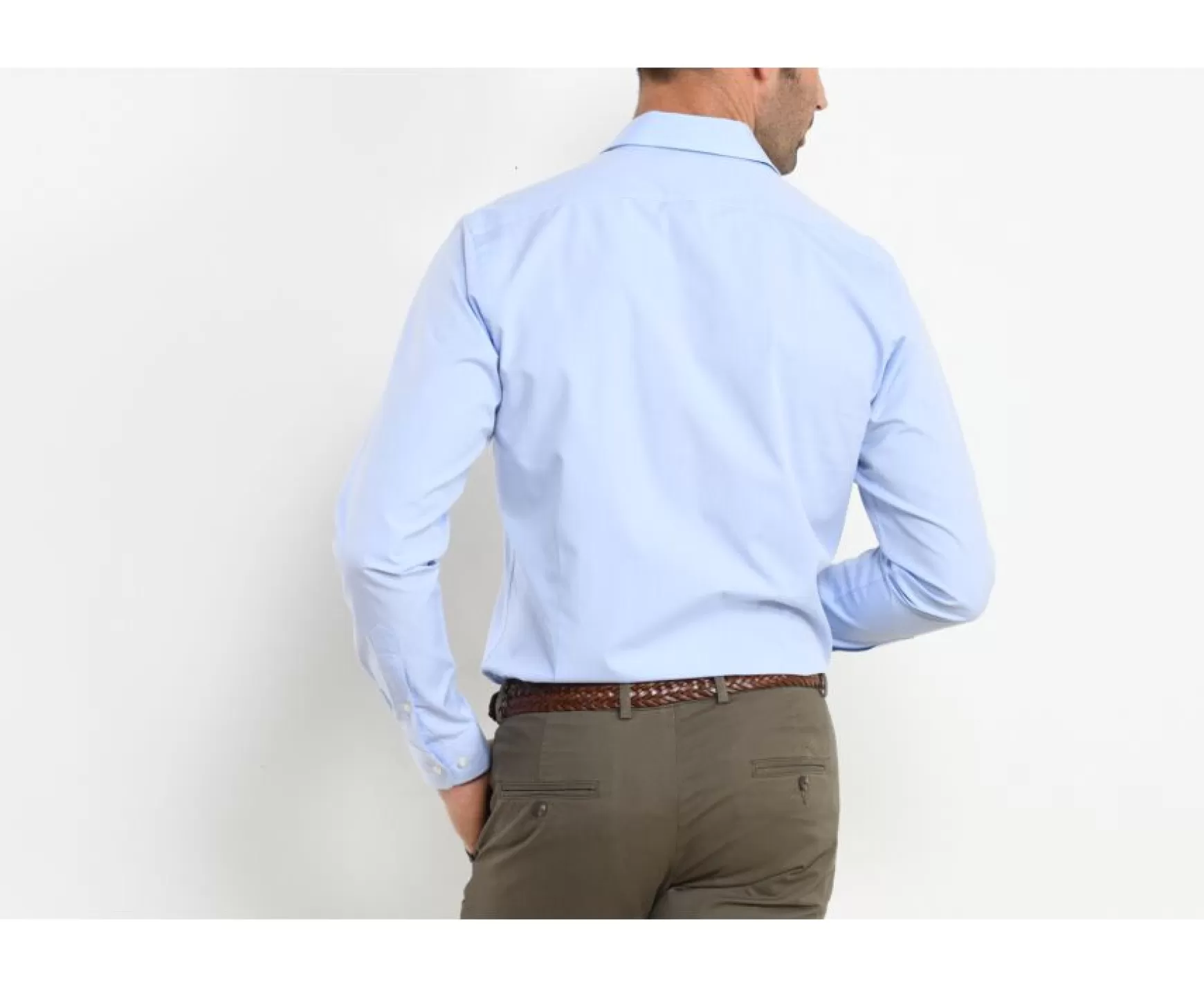 Bexley | Poplin Shirt Louis. Blue Sky