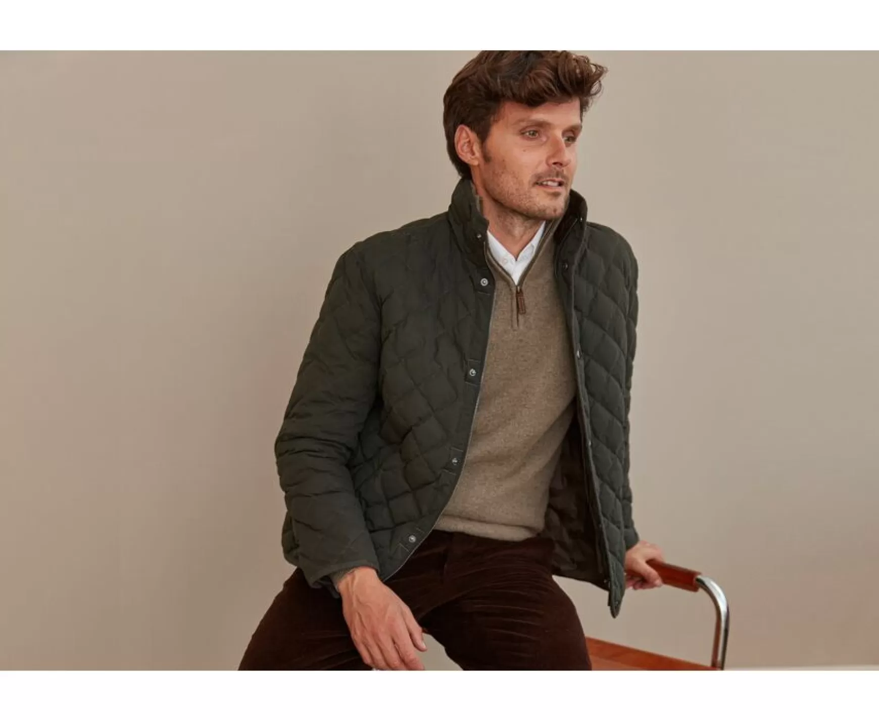 Bexley | Quilted Jacket Torsten Ii Dark Green