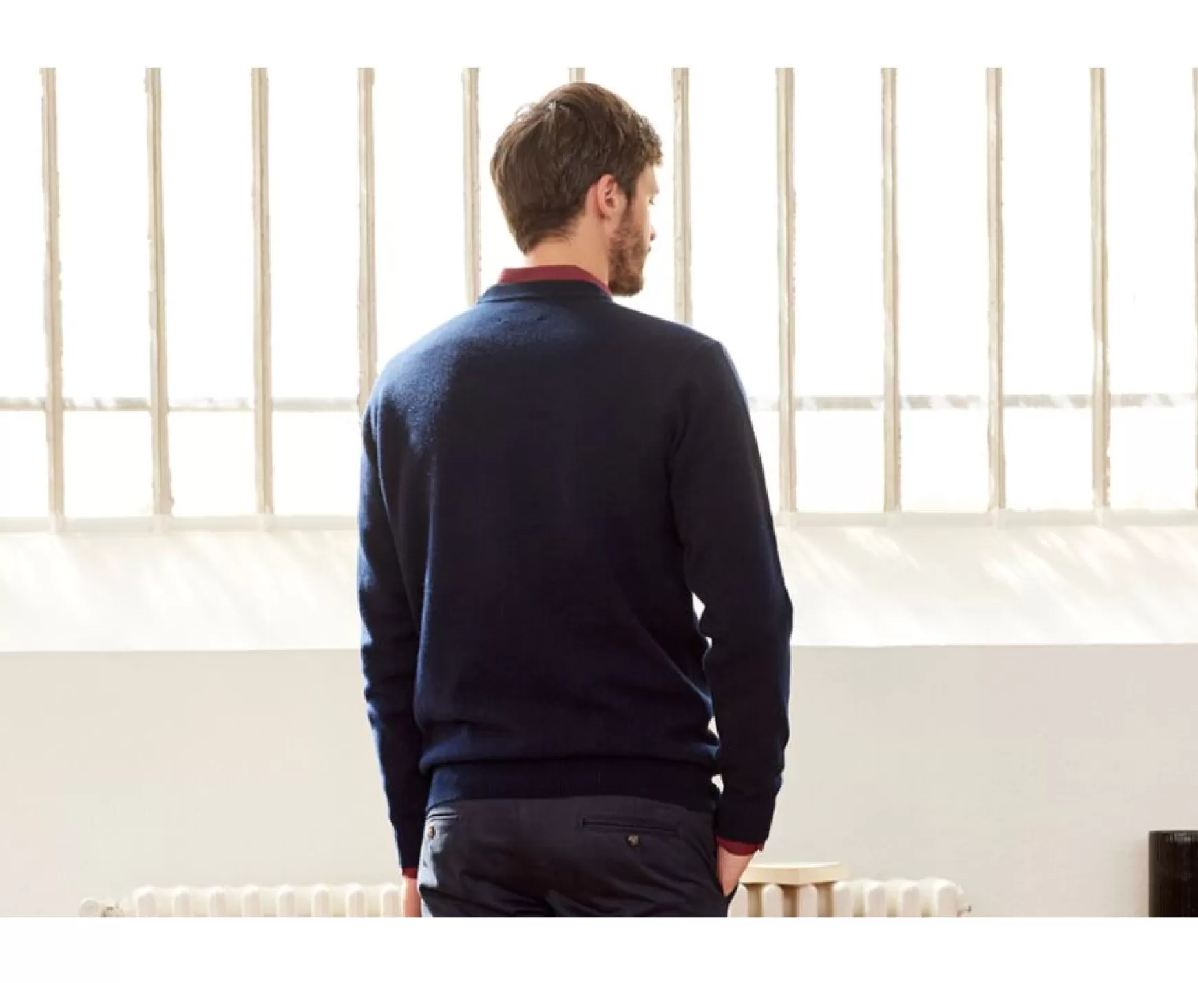 Bexley | Sailor Wool Jumper Konnor Navy Blue