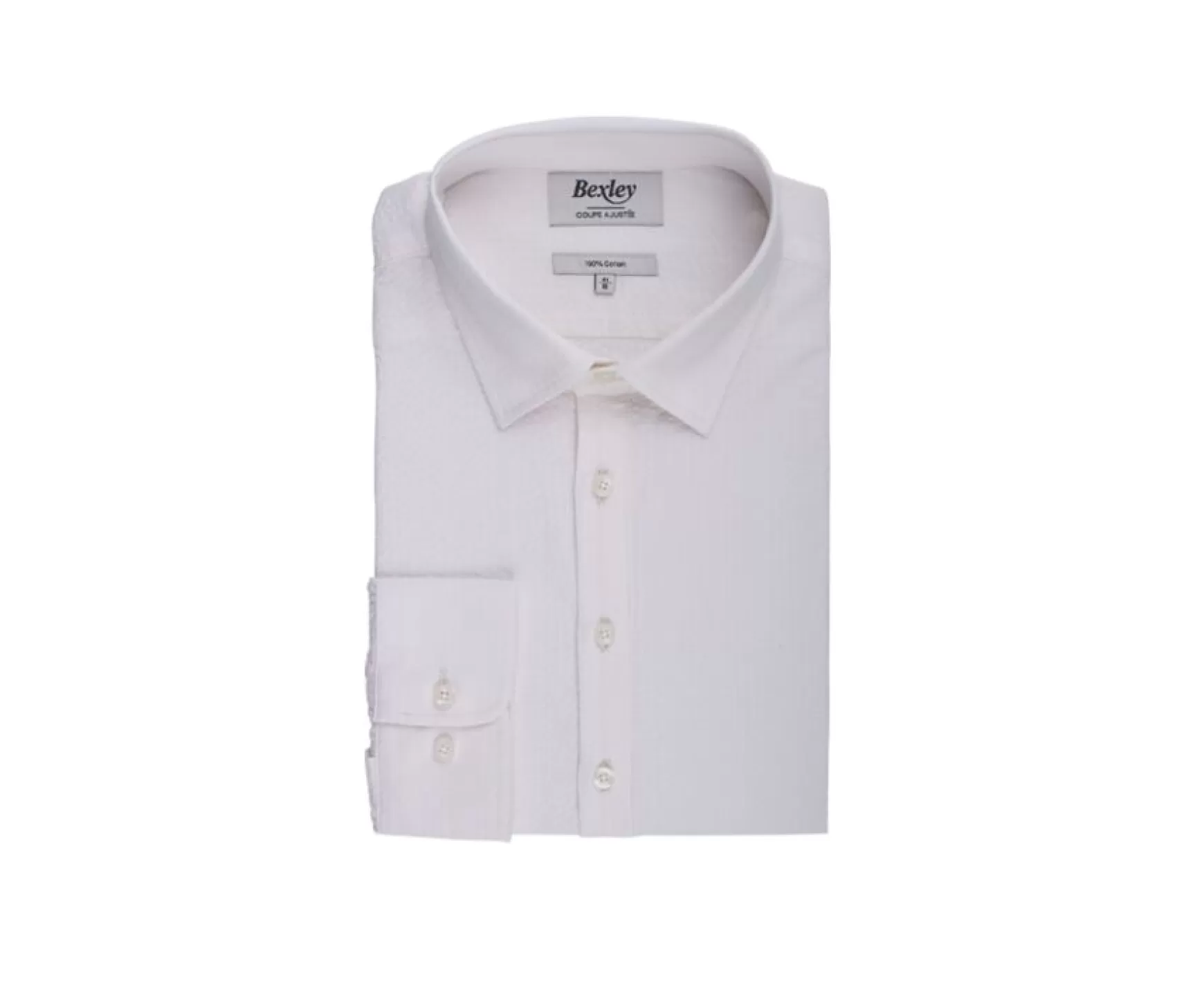 Bexley | Seersucker Shirt Wildebert Pinkish White