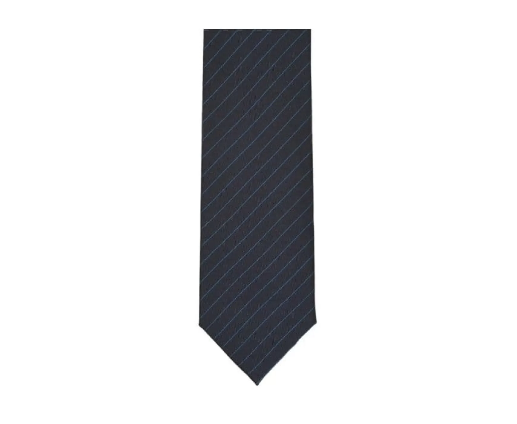 Bexley | Striped Silk Tie Navy And Blue